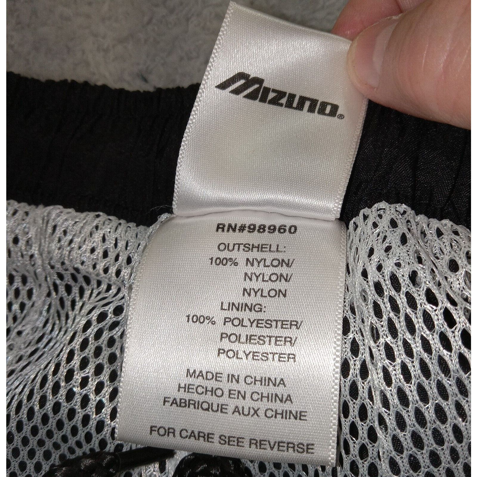 Mizuno Mizuno Athletic Pants L Drawstring Mesh Lined Zip Ankles Size 28" / US 6 / IT 42 - 5 Thumbnail