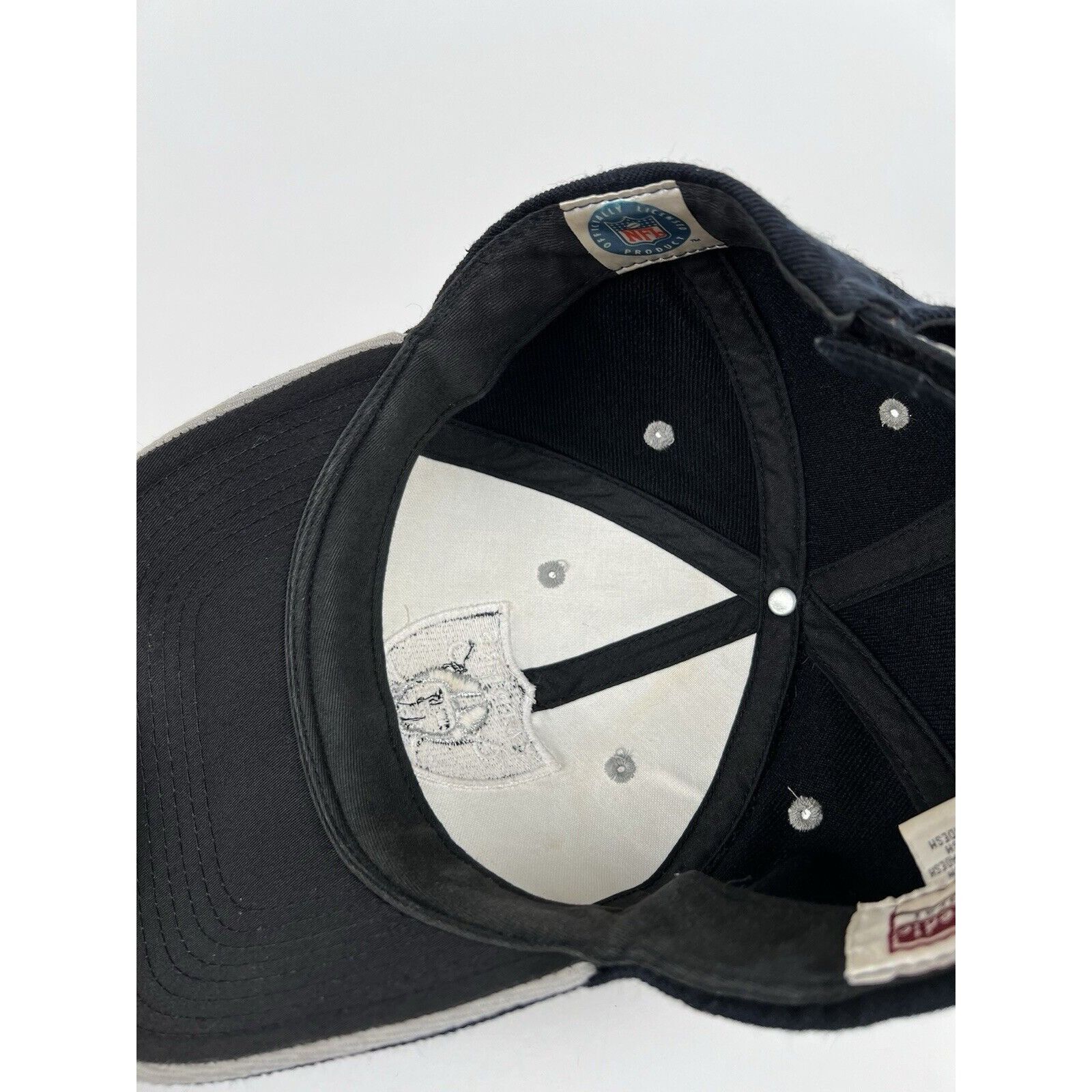 American Needle Vintage Oakland Raiders Strapback Hat American Needle Hook Size ONE SIZE - 8 Thumbnail