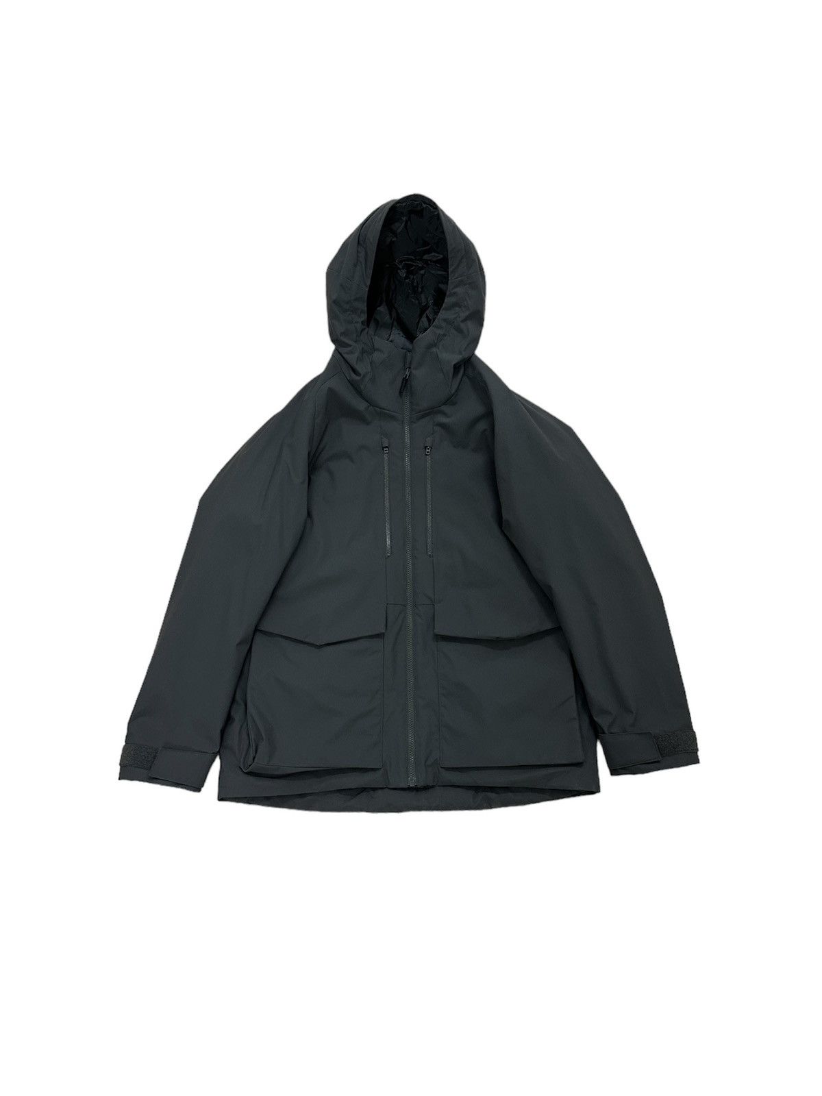 Rare Beautiful Uniqlo Waterproof Gorpcore 2 Pocket Jacket
