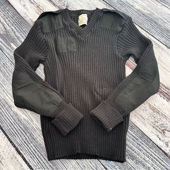 Vintage Vintage Military 100% Wool Brigade Quartermaster Men's Black Size US S / EU 44-46 / 1 - 2 Thumbnail