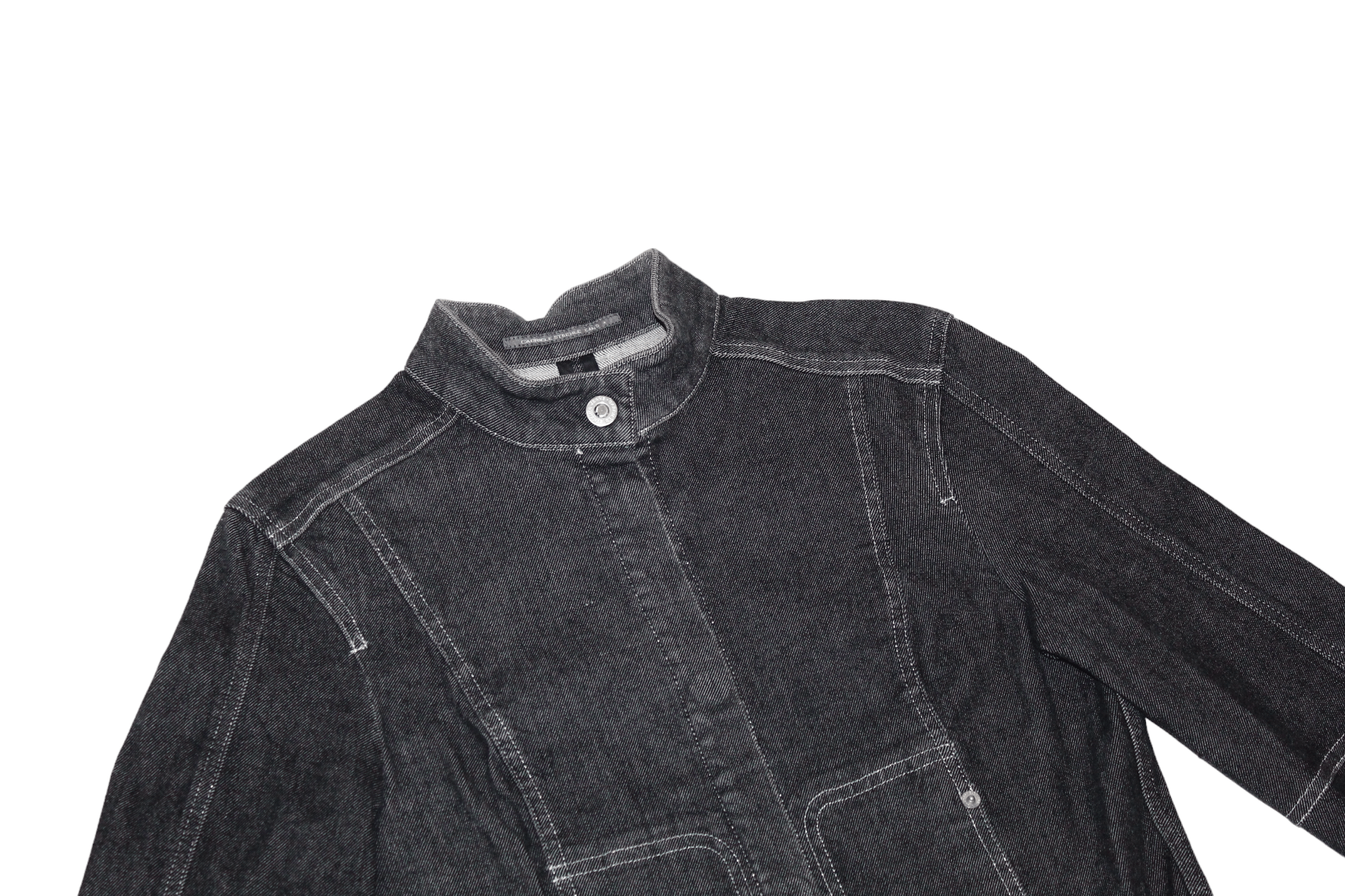 STRENESSE Strenesse Gabriele Strehle Snap Button Raw Denim Jacket Size M / US 6-8 / IT 42-44 - 3 Thumbnail