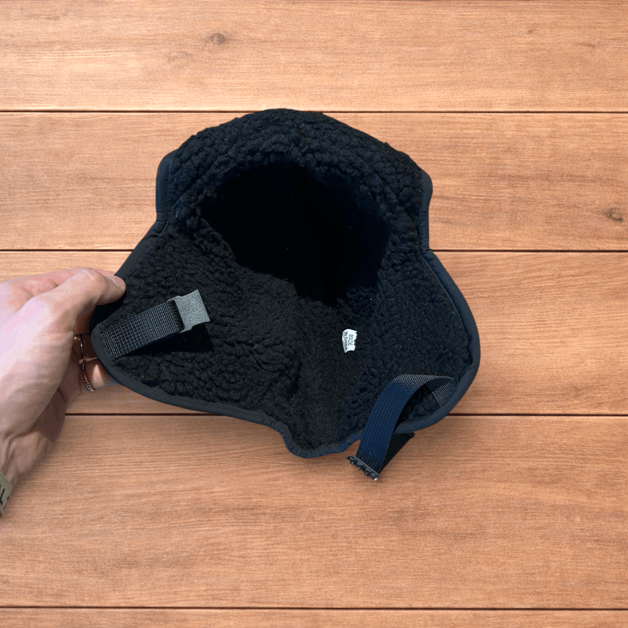 Japanese Brand Russian Trapper Korean padded fluffy hat cap in black. Size ONE SIZE - 7 Thumbnail