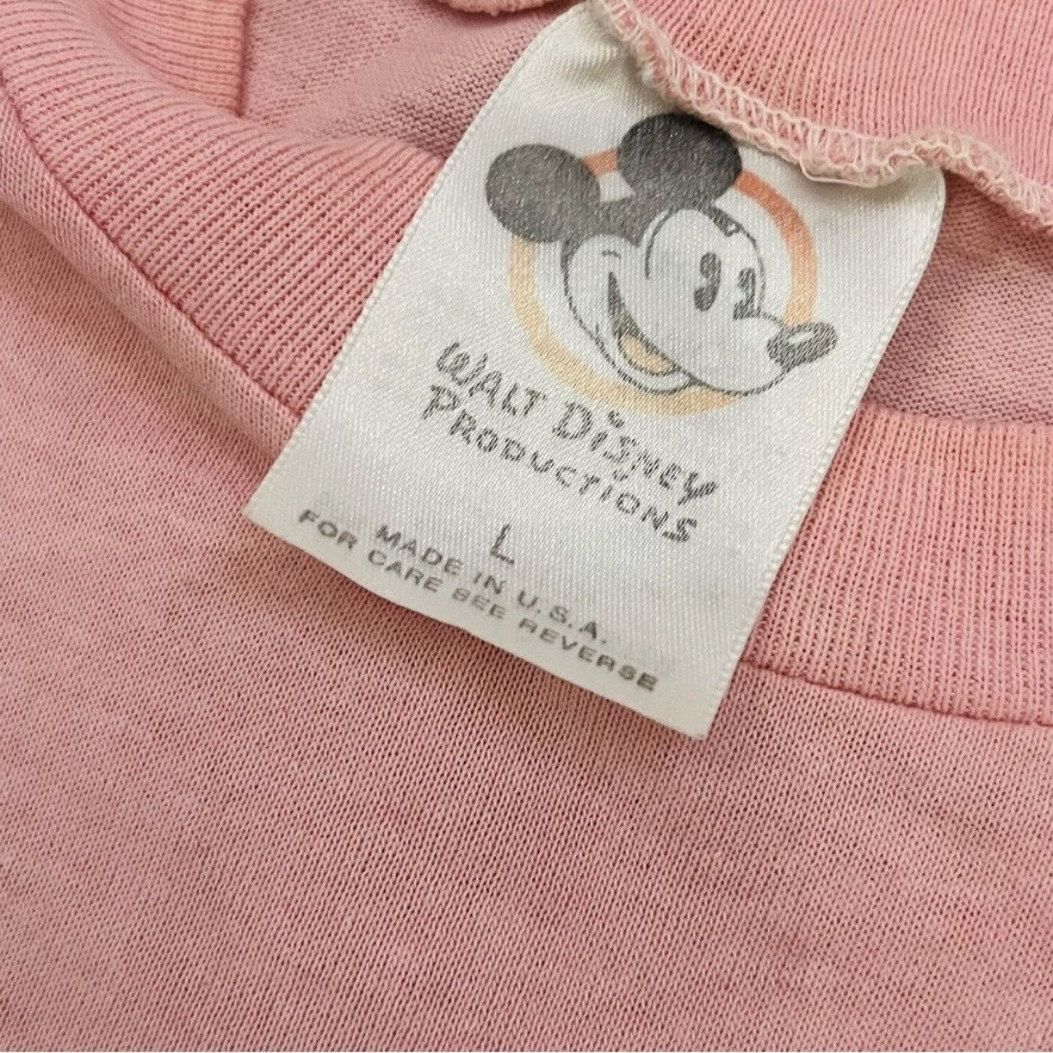 Disney Vintage Disney Minnie Pink Cropped T-Shirt Rare Size ONE SIZE - 4 Thumbnail