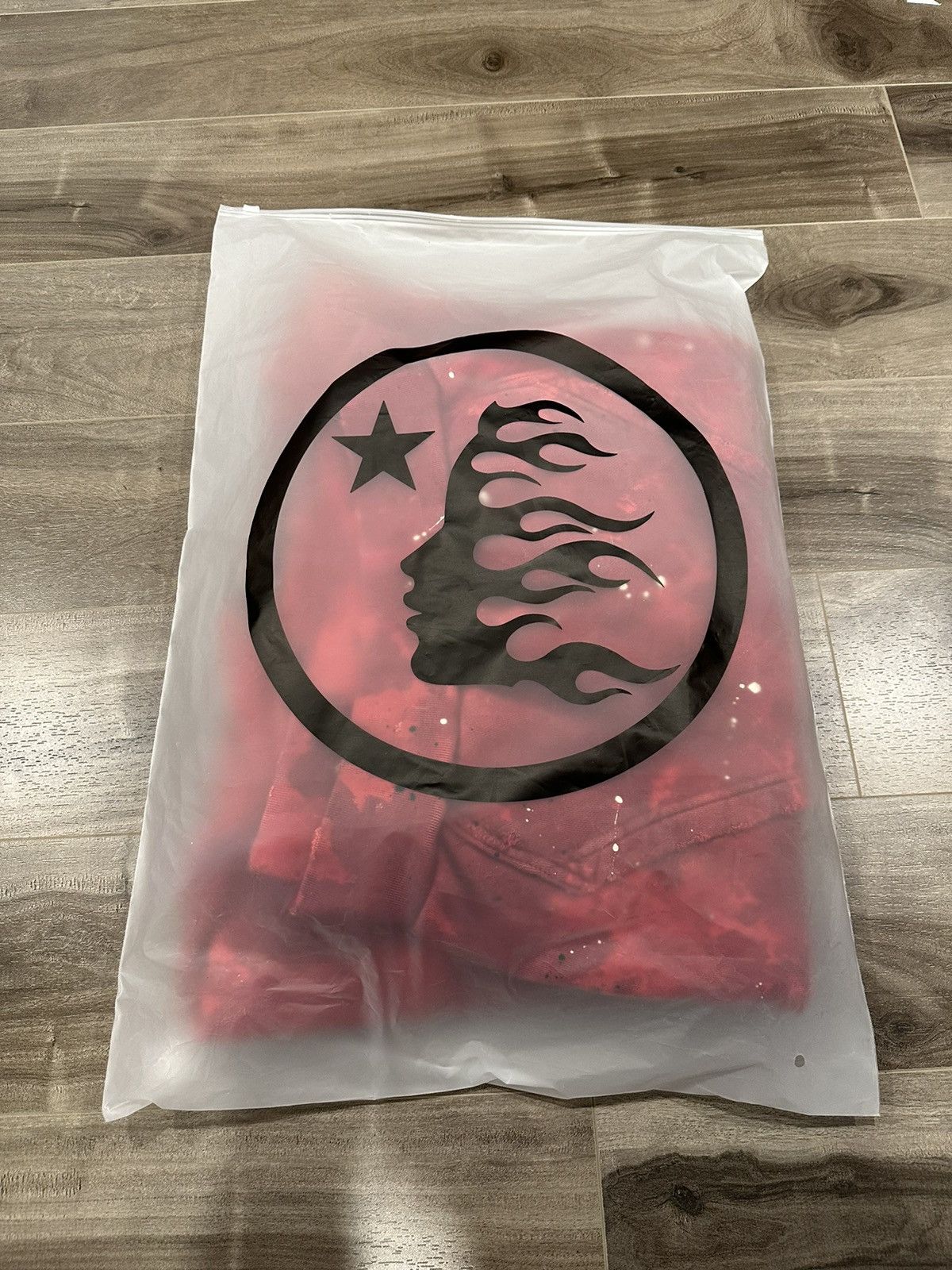 HELLSTAR SPORTS フーディー Red TIE DYE SKULL ○関送無料○ HELLSTAR Hellstar Sports Red Tye-Dye Skull Hoodie | Grailed