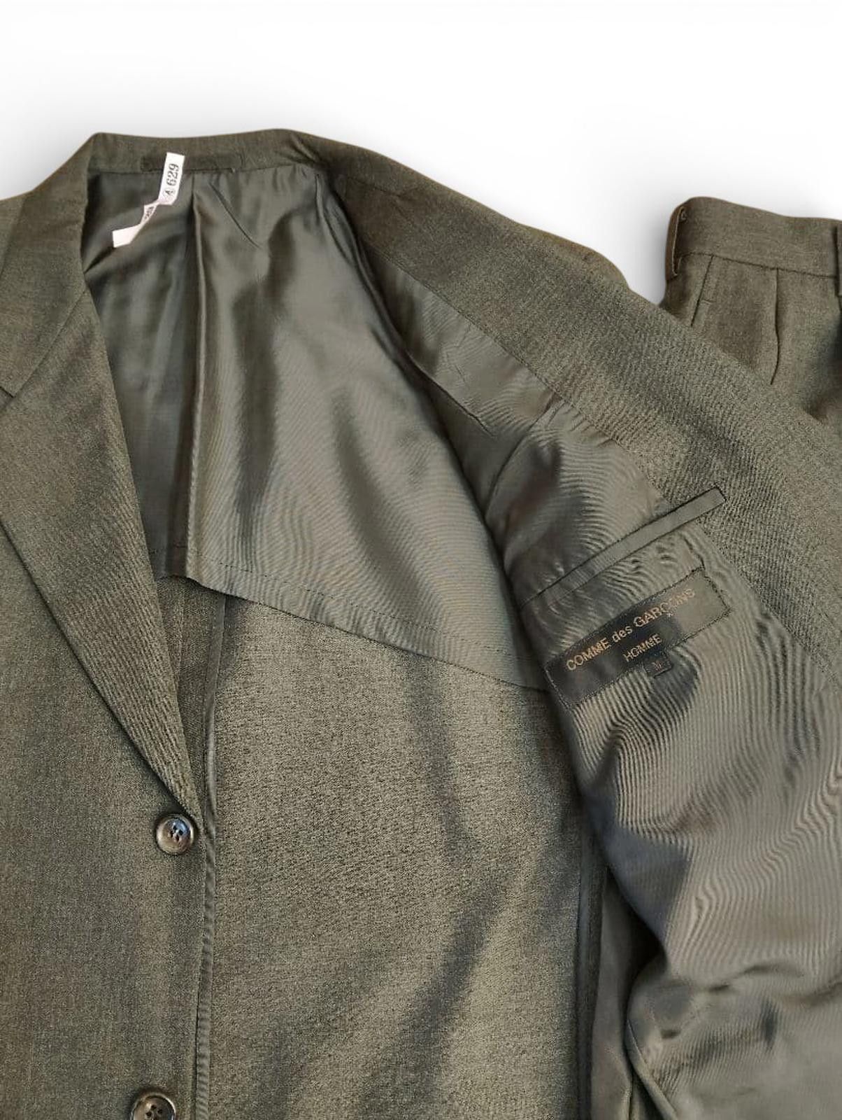 Comme des Garcons Homme Plus Comme des Garçons Homme - Men's Two-Piece Suit Charcoal Grey Size 38R - 2 Thumbnail