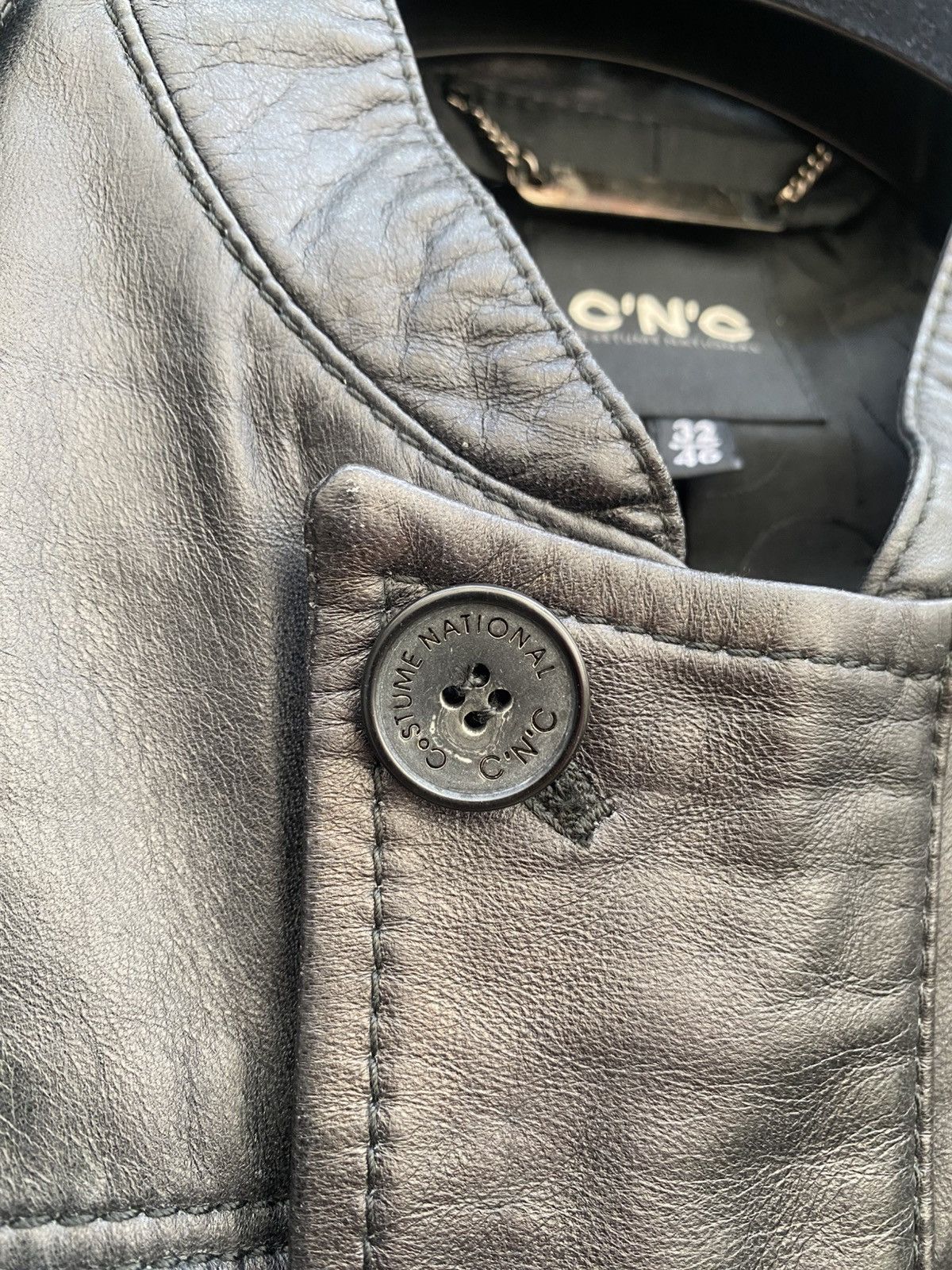 Costume National S/S 2008- CNC- Leather Biker Jacket Size US S / EU 44-46 / 1 - 8 Thumbnail