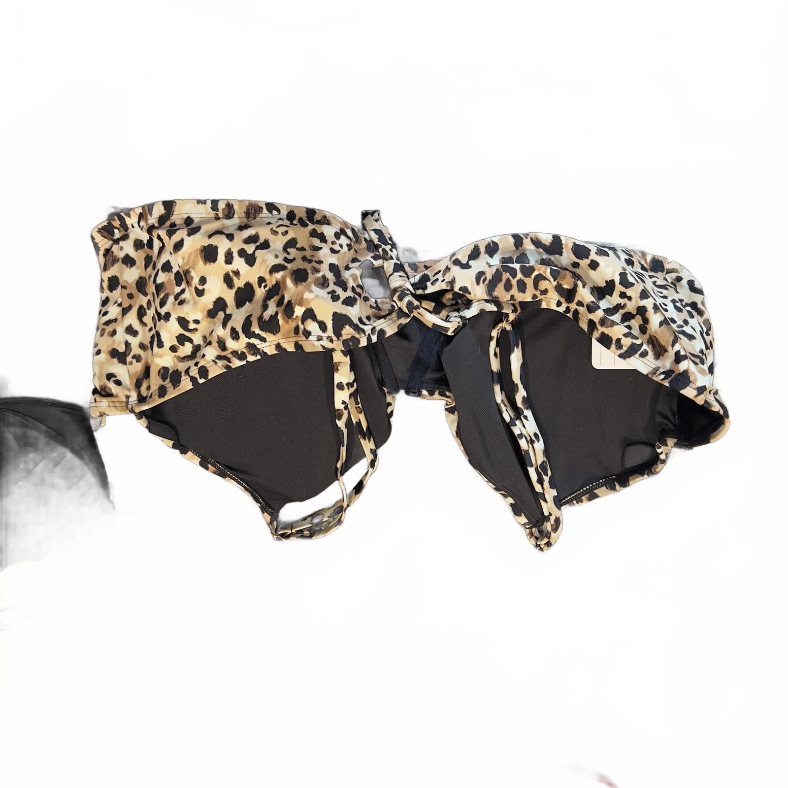 Other Time and Tru Leopard Print Bra 3X (24W-26W) Size ONE SIZE - 2 Thumbnail