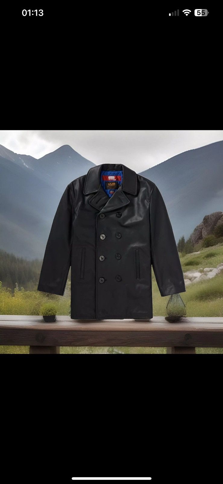 Junya Watanabe × Schott × Supreme Supreme x Schott x JUNYA WATANABE Leather Trench Coat Size US L / EU 52-54 / 3 - 1 Thumbnail