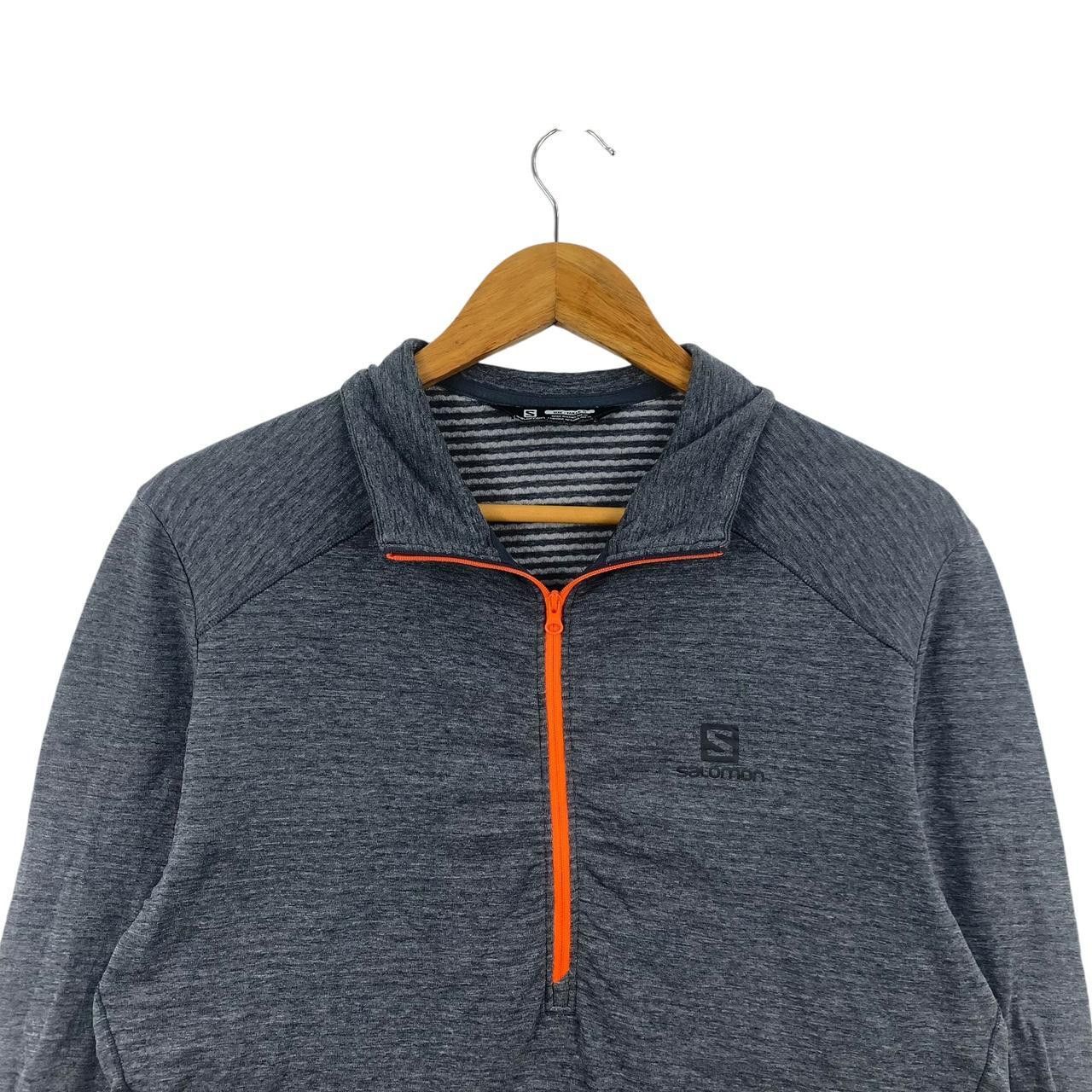 Salomon Vintage SALOMON FRANCE SKI Gear Half Zipper Tee Shirt Size S / US 4 / IT 40 - 2 Thumbnail