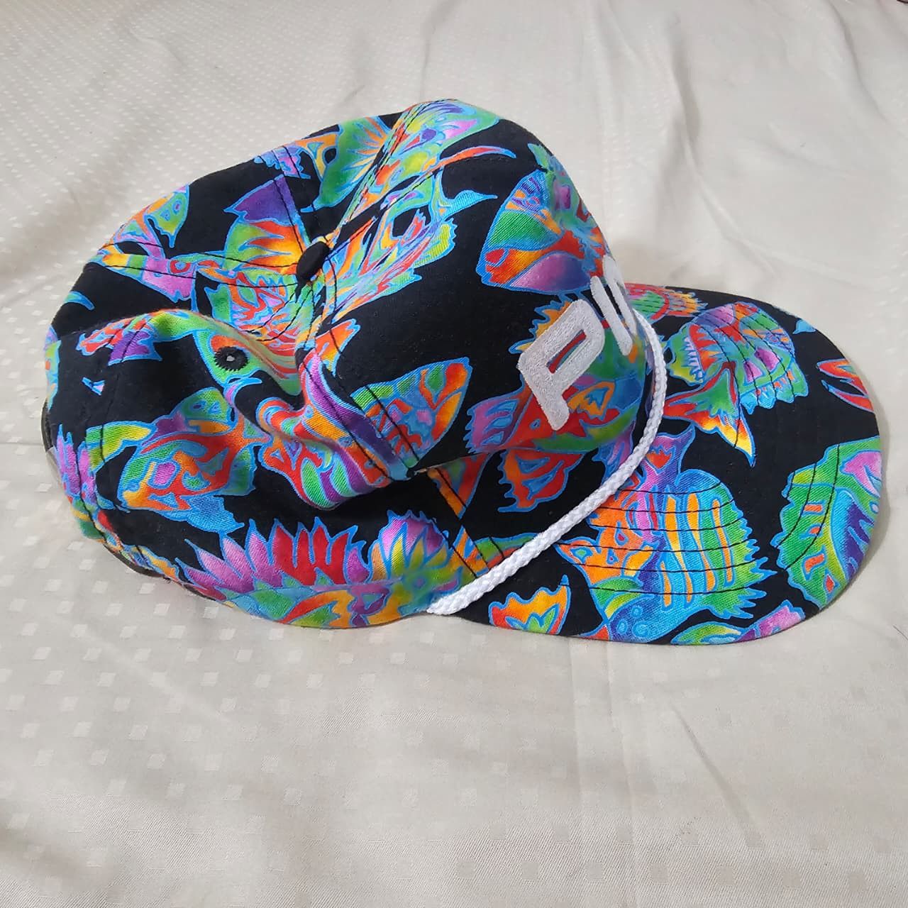 PING Vintage Ping golf all over print 90s fish paisley hats Size ONE SIZE - 4 Thumbnail