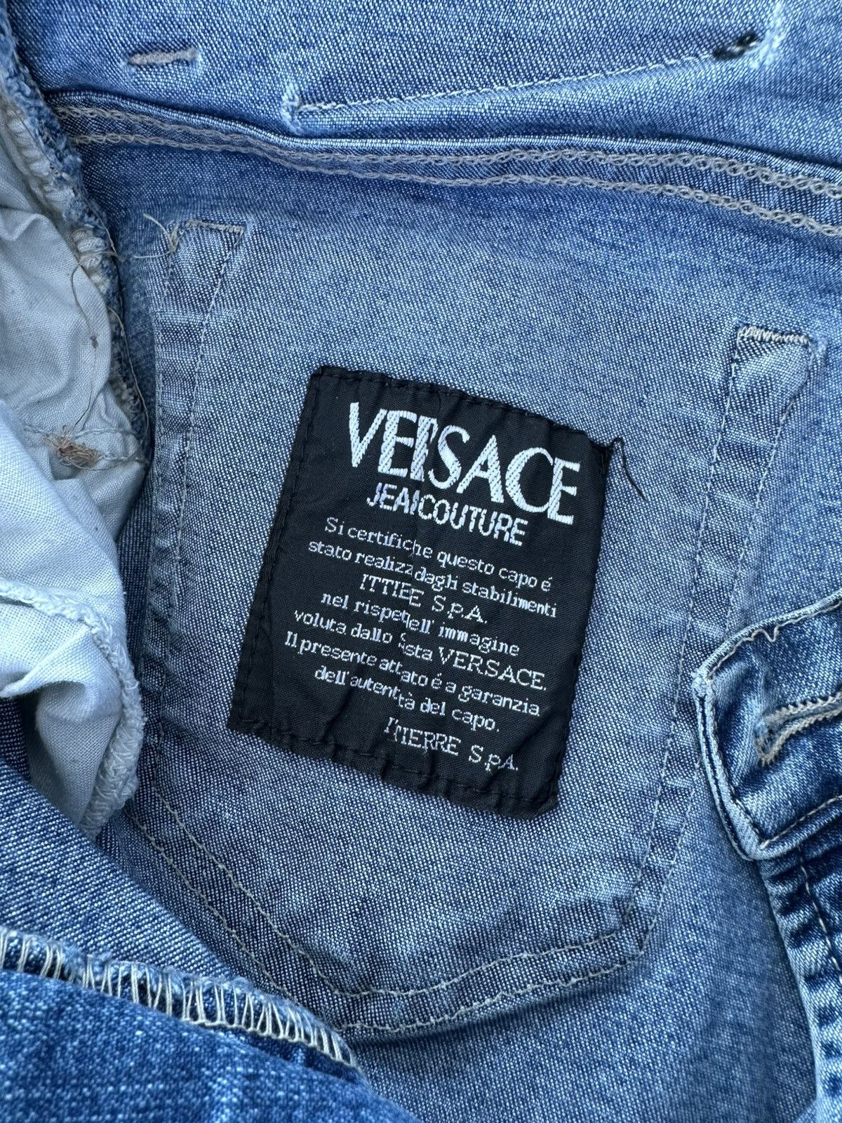 Versace Versace Jeans Couture Vintage Blue Stretch Denim Size 27" / US 4 / IT 40 - 9 Thumbnail