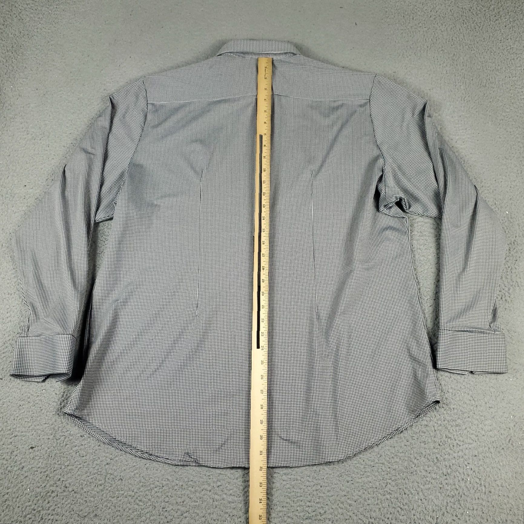Mizzen+Main Mizzen+Main Shirt Mens 2XL Gray Check Button-Up Long Sleeve Wearable Casual Business Formal Workwear Shirt Mens Size US XXL / EU 58 / 5 - 3 Thumbnail