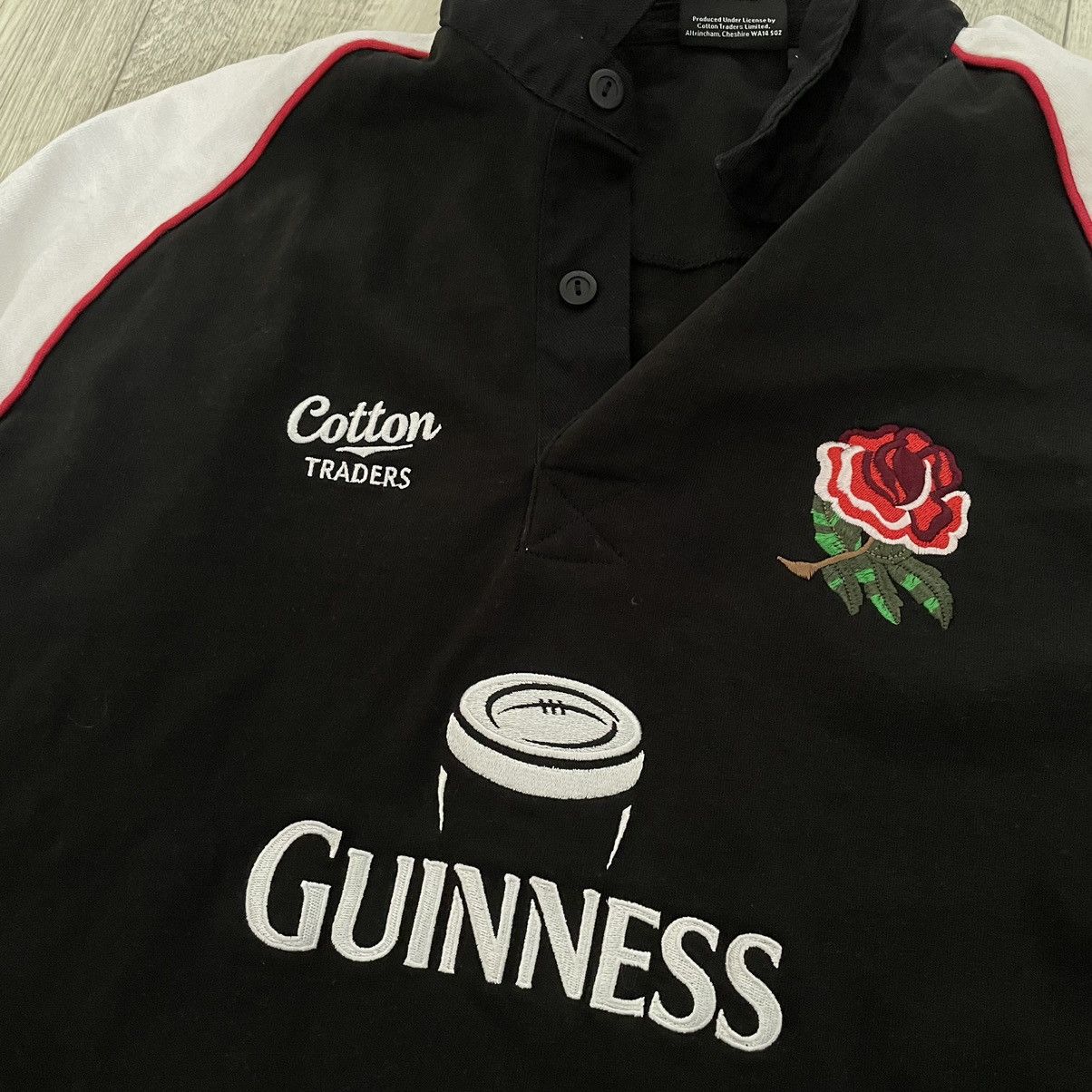 Cotton Traders × Vintage Vintage England Rugby Cotton Traders Guiness Polo Jersey tee Size US XL / EU 56 / 4 - 2 Thumbnail
