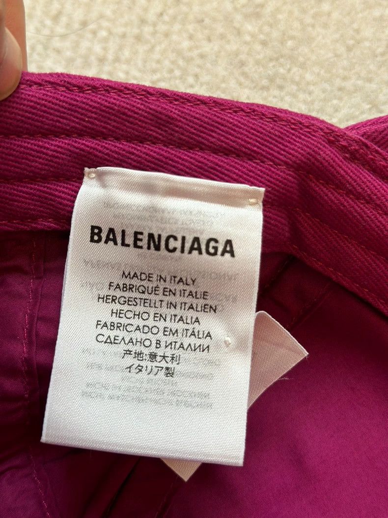 Balenciaga Balenciaga Old embroidered logo baseball cap in dragon frui Size ONE SIZE - 6 Thumbnail