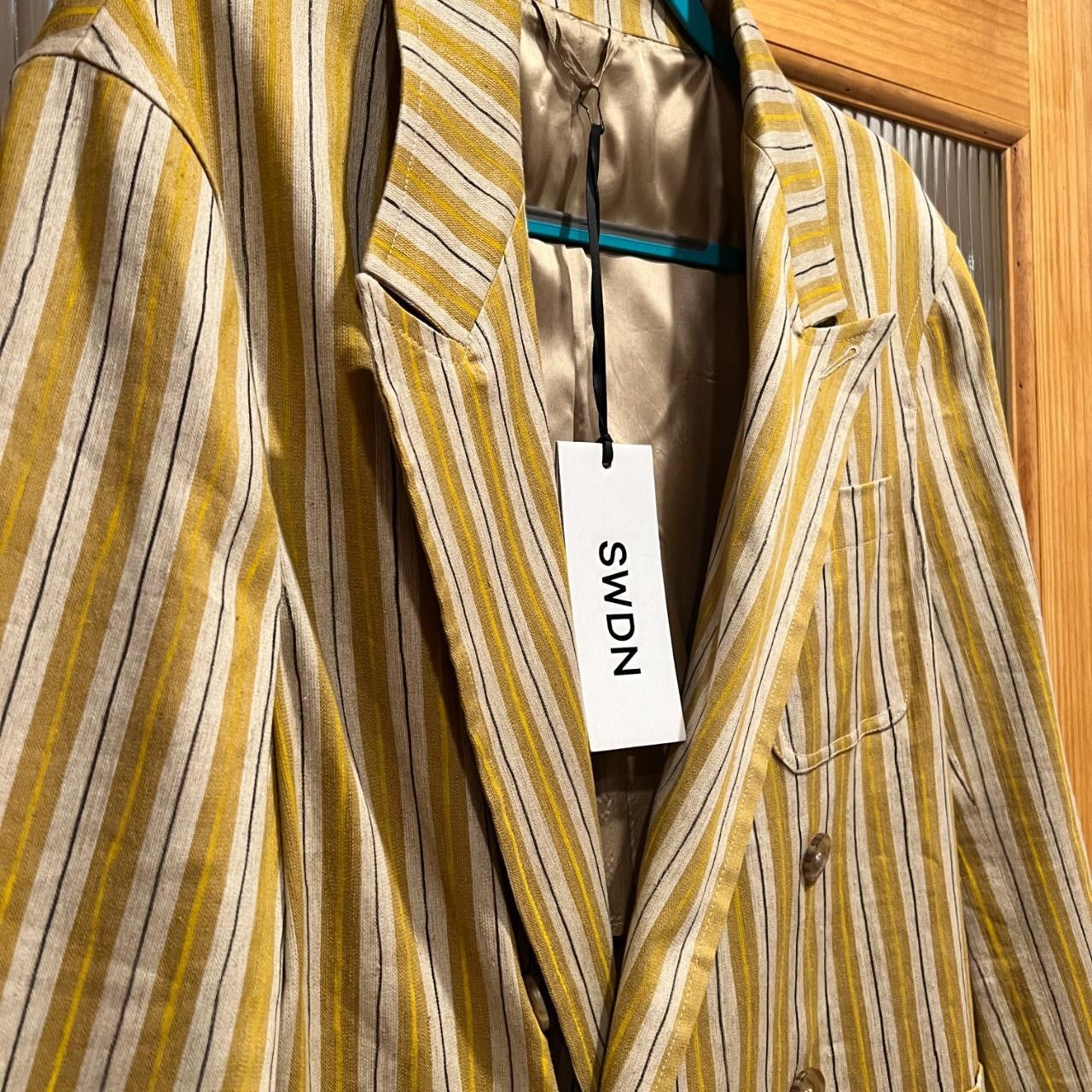 CMMN SWDN Striped Blazer Size 48R - 2 Thumbnail