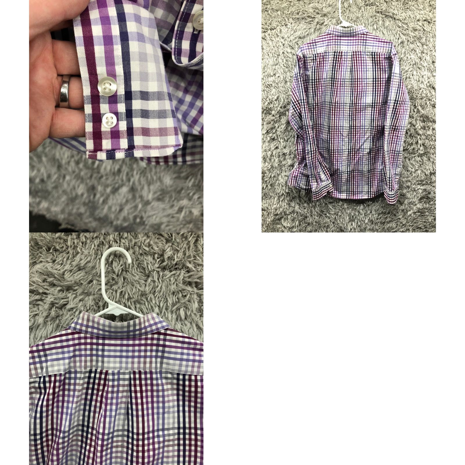 Liz Claiborne Claiborne Shirt XL Mens Multicolor Long Sleeve Spread Collar Shirt Size US XL / EU 56 / 4 - 8 Thumbnail