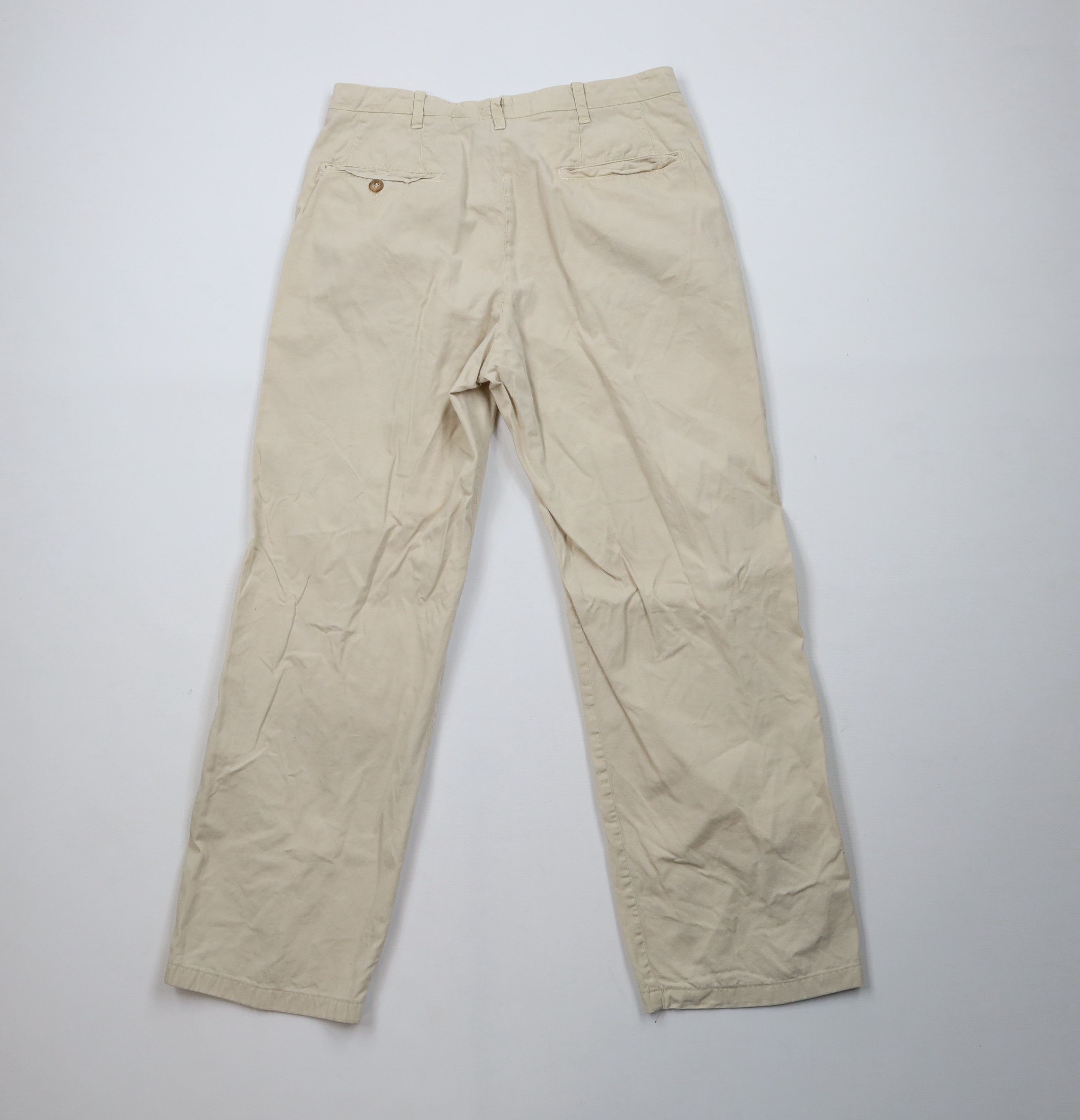 Vintage Vintage 90s CP Company Massimo Button Wide Leg Chino Pants Size US 30 / EU 46 - 8 Thumbnail