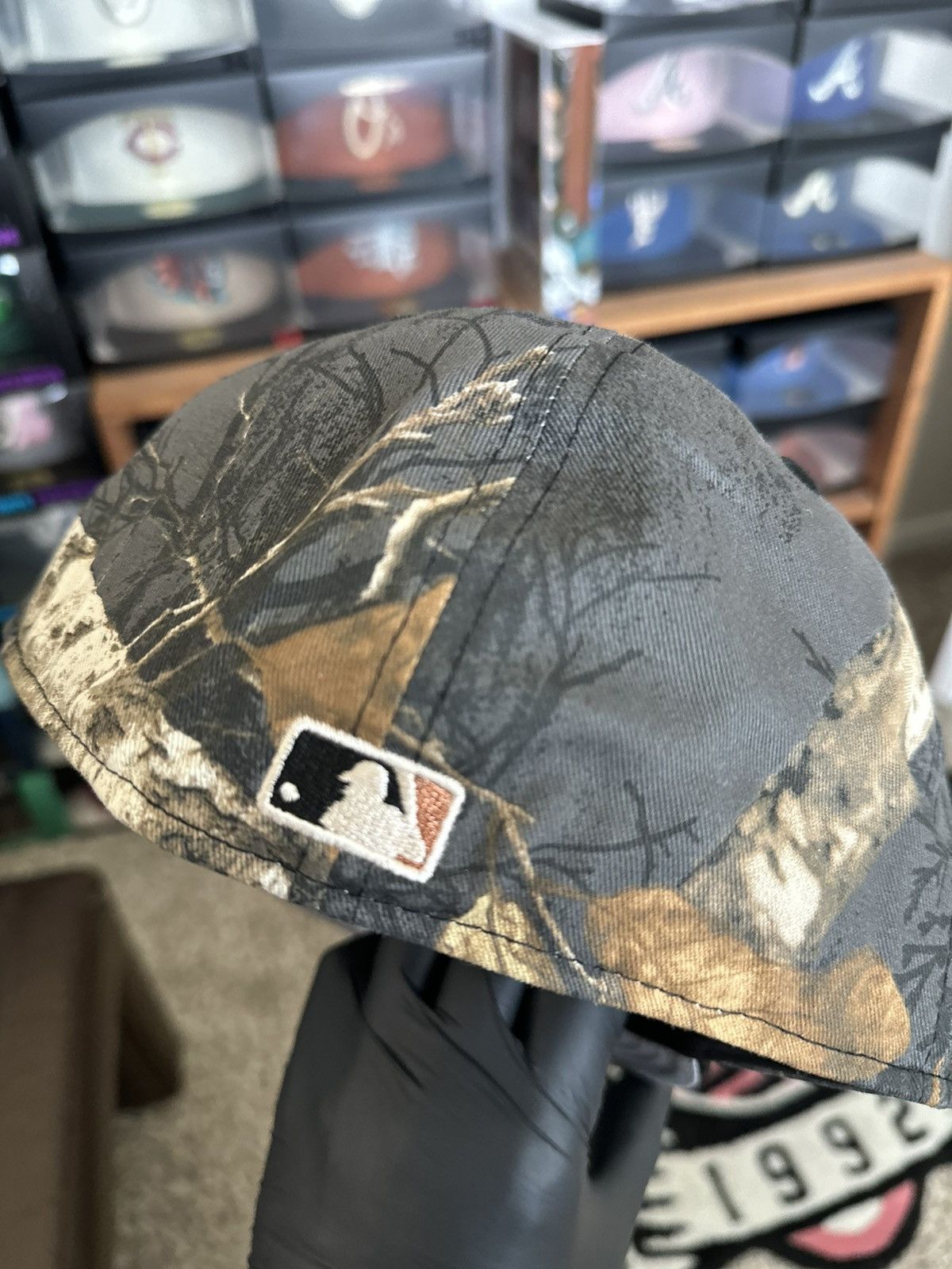 New Era Black RealTree Dodgers 7 5/8 Size ONE SIZE - 3 Thumbnail