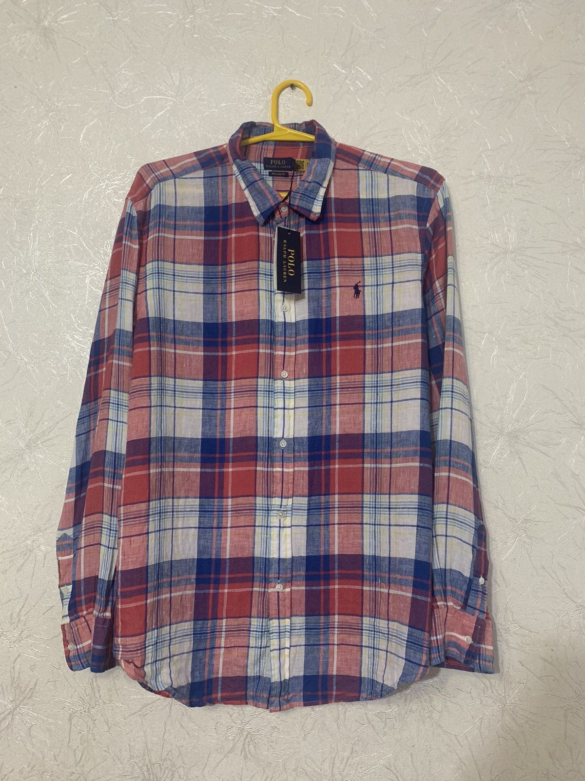 Polo Ralph Lauren Polo Ralph Lauren Relaxed Fir Plaid Multicolor Linen Shirt Size US XL / EU 56 / 4 - 1 Thumbnail