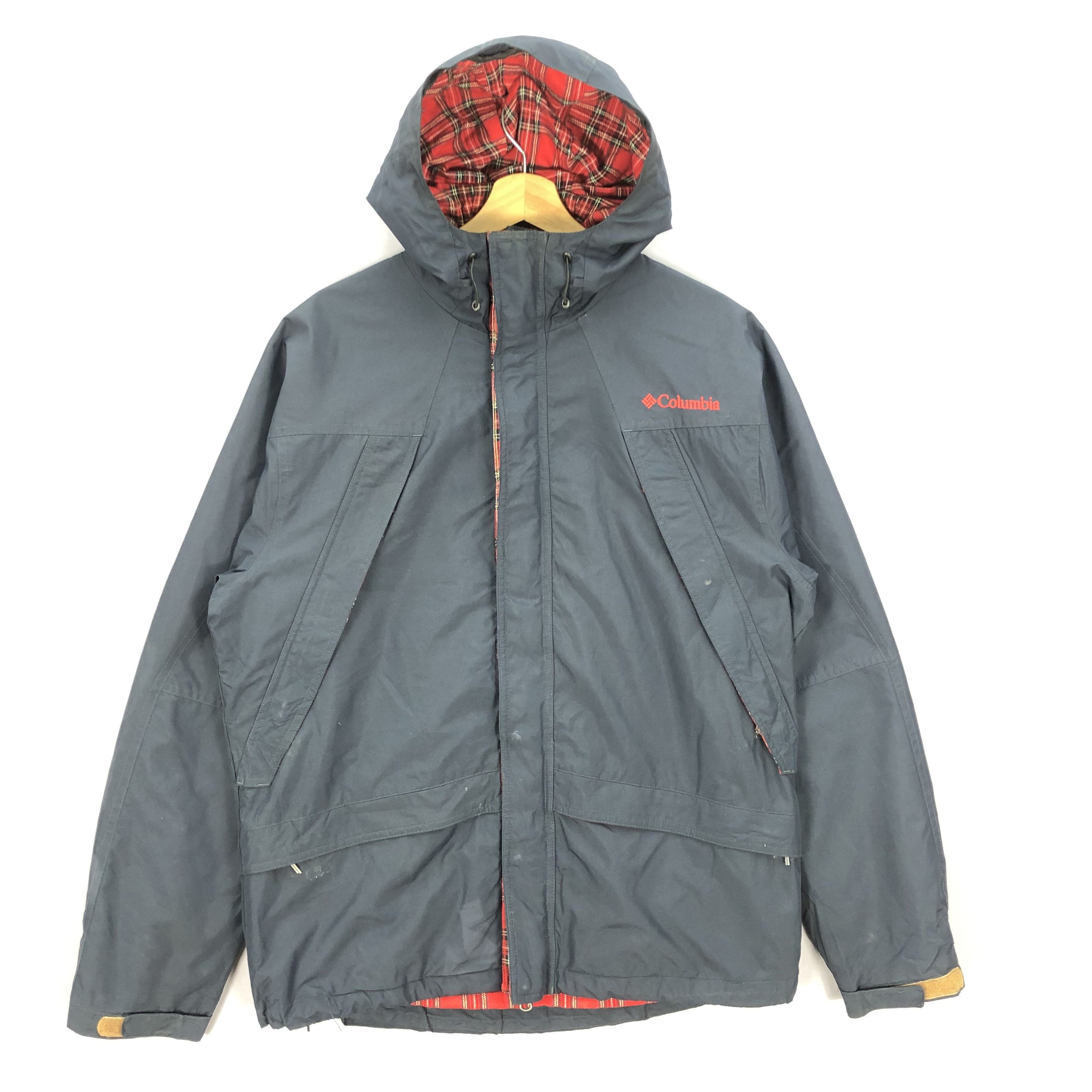 Columbia Vintage 90s Columbia Windbreaker Hoodie Jackets Size US L / EU 52-54 / 3 - 2 Thumbnail