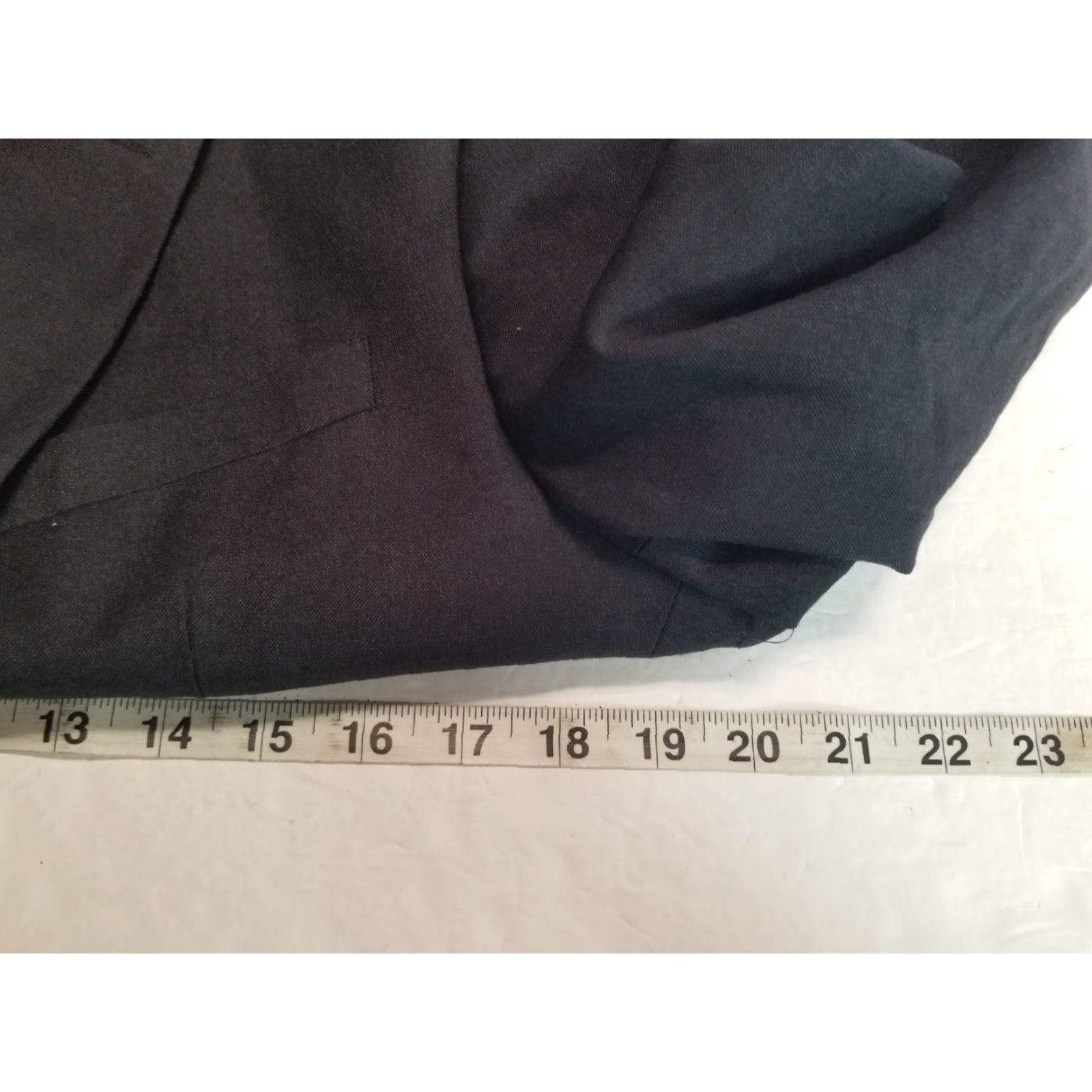 Egara Egara Blazer Jacket - Men - 40 Short - Slim Fit - Gray - Extreme - 2-Button - Polyester - Dark Gray Size US 40 / EU 56 - 4 Thumbnail