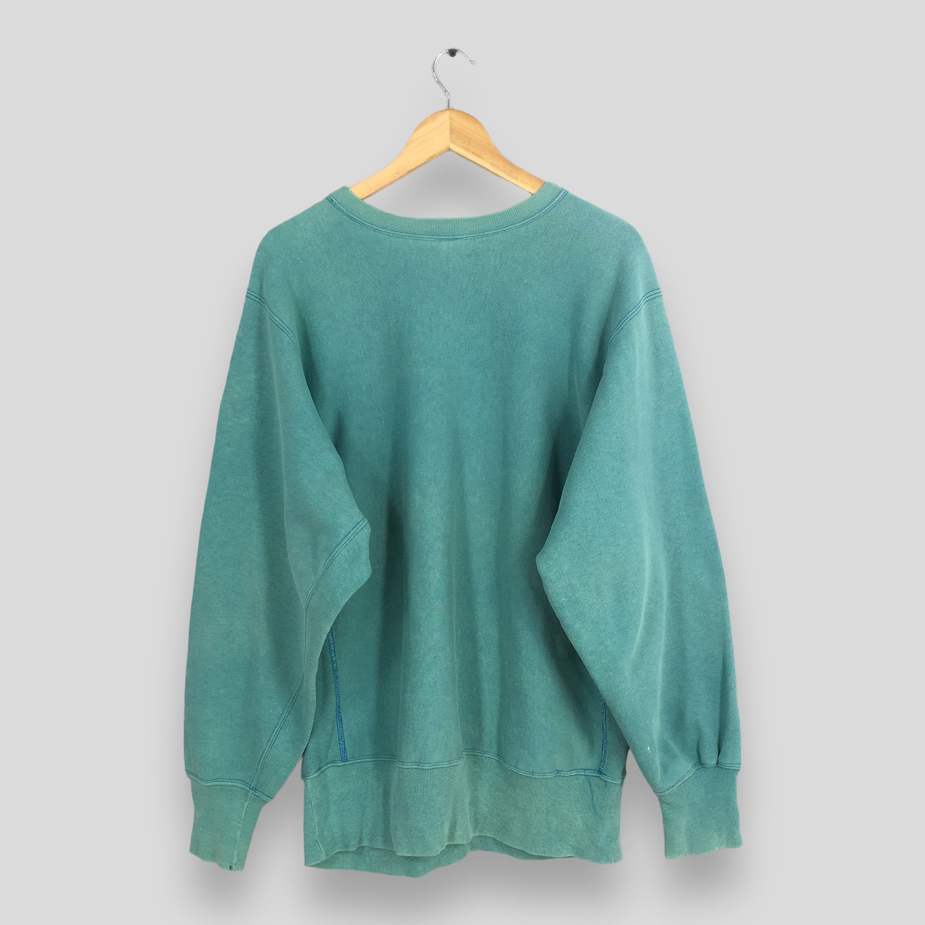Champion Vintage Champion Reverse Weave Green Crewneck Sweatshirt XL Size US XL / EU 56 / 4 - 6 Thumbnail