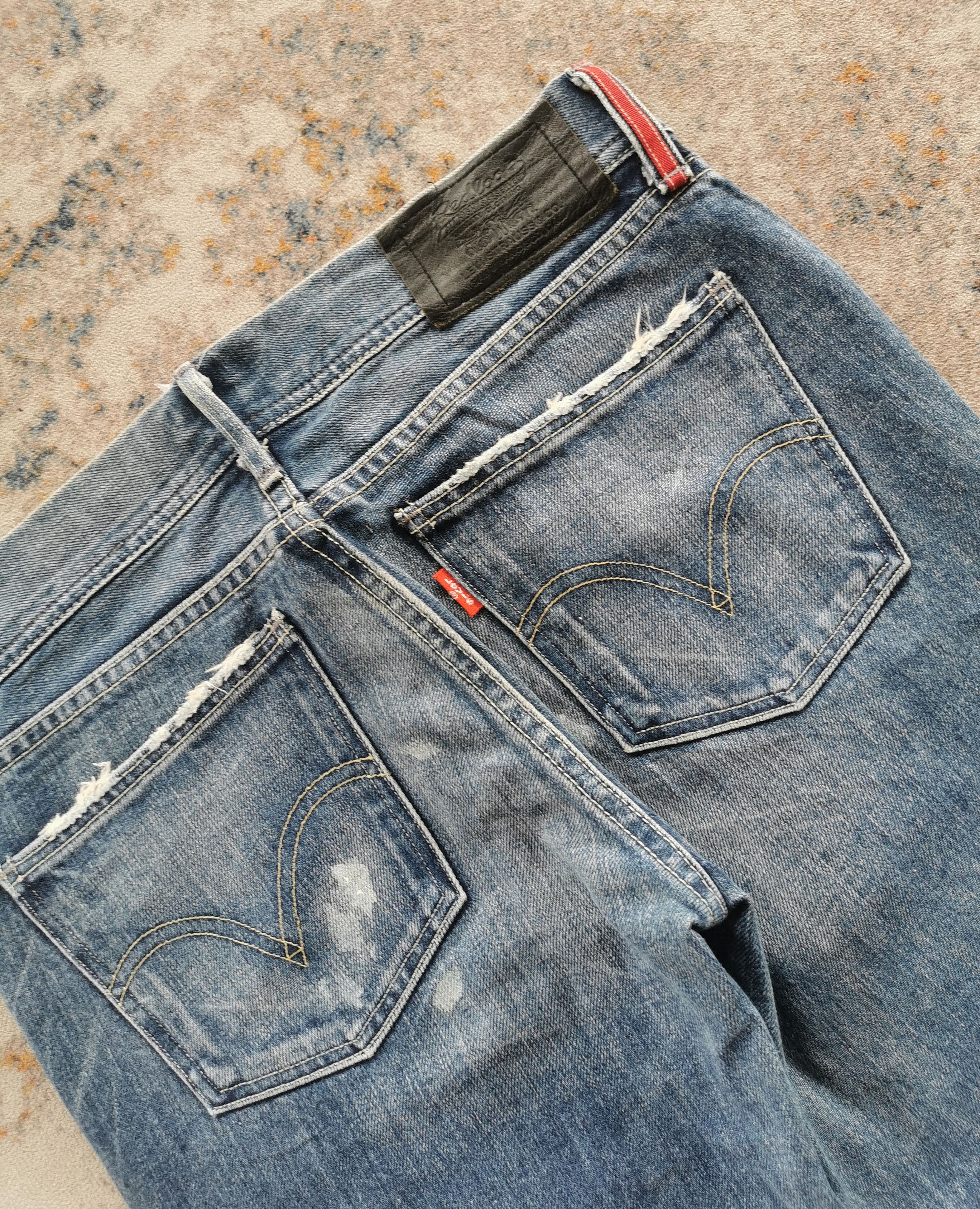 Levi's Vintage Womens Levis Redloop Bootcut Jeans Size 30" / US 8 / IT 44 - 10 Thumbnail