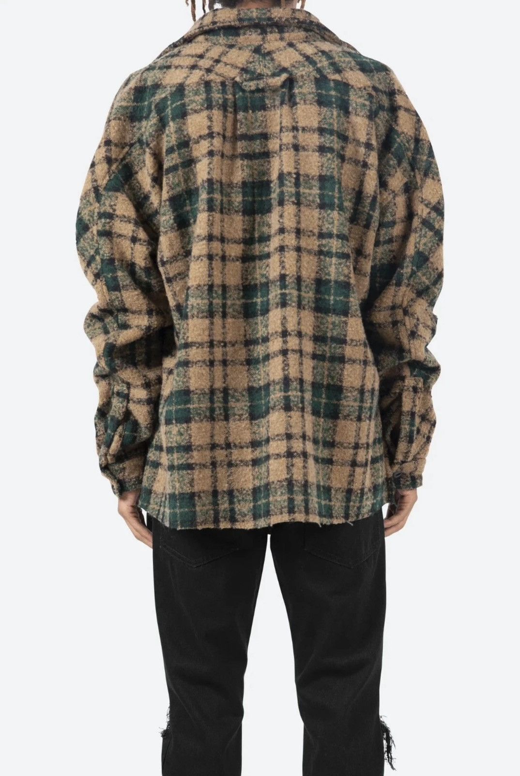 MNML MNML LOOSE WOVEN FLANNEL SHIRT Size US M / EU 48-50 / 2 - 2 Thumbnail
