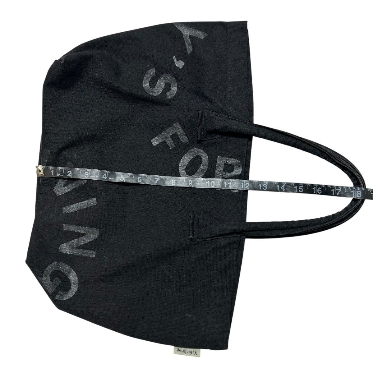 Yohji Yamamoto 336 00s Y's Yohji Yamamoto printed bag cotton handle Size ONE SIZE - 21 Thumbnail