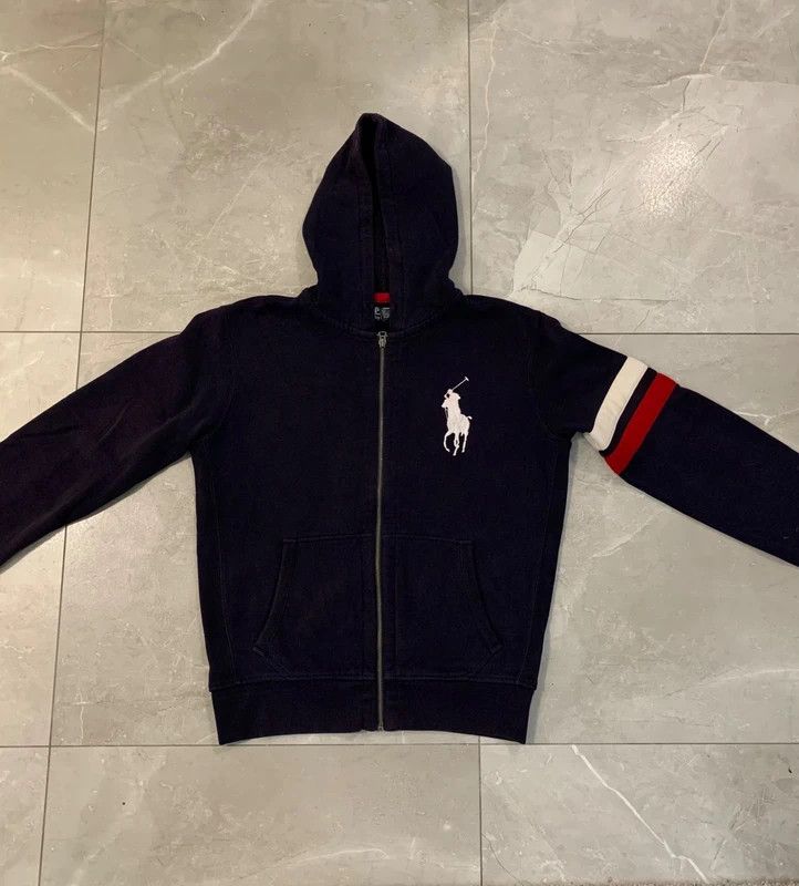 Polo Ralph Lauren Polo Ralph Lauren Hoodie Hooded Zip Sweatshirt Navy Blue Size US M / EU 48-50 / 2 - 1 Thumbnail