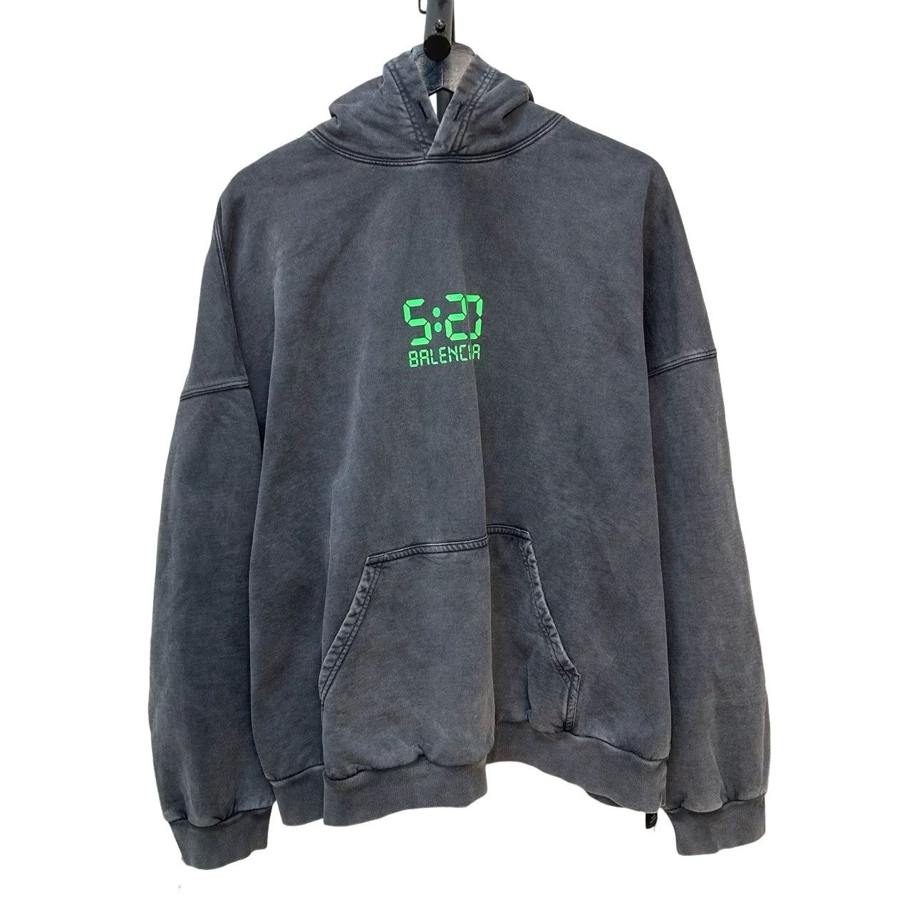 Balenciaga Balenciaga Washed Gray Hoodie Size L Size US L / EU 52-54 / 3 - 1 Thumbnail