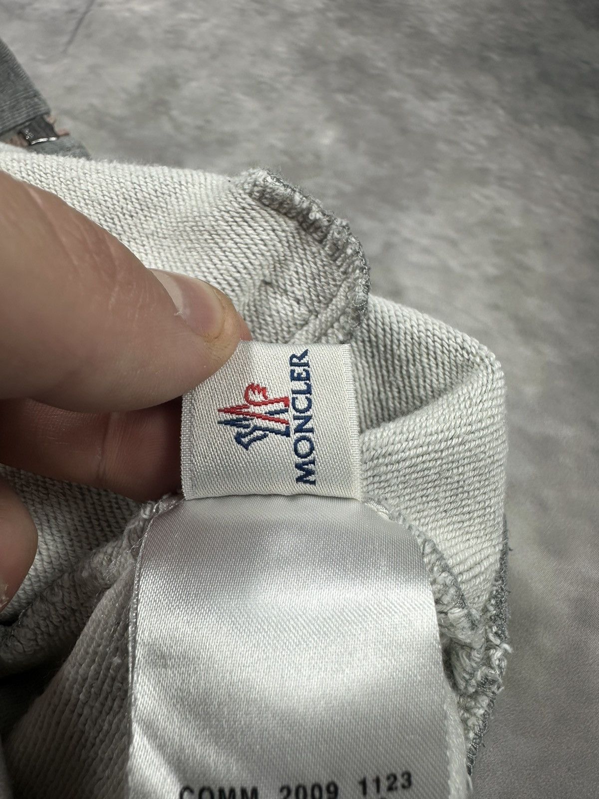 Moncler Mens Moncler Zip Up Grey Hoodie Size US L / EU 52-54 / 3 - 13 Thumbnail
