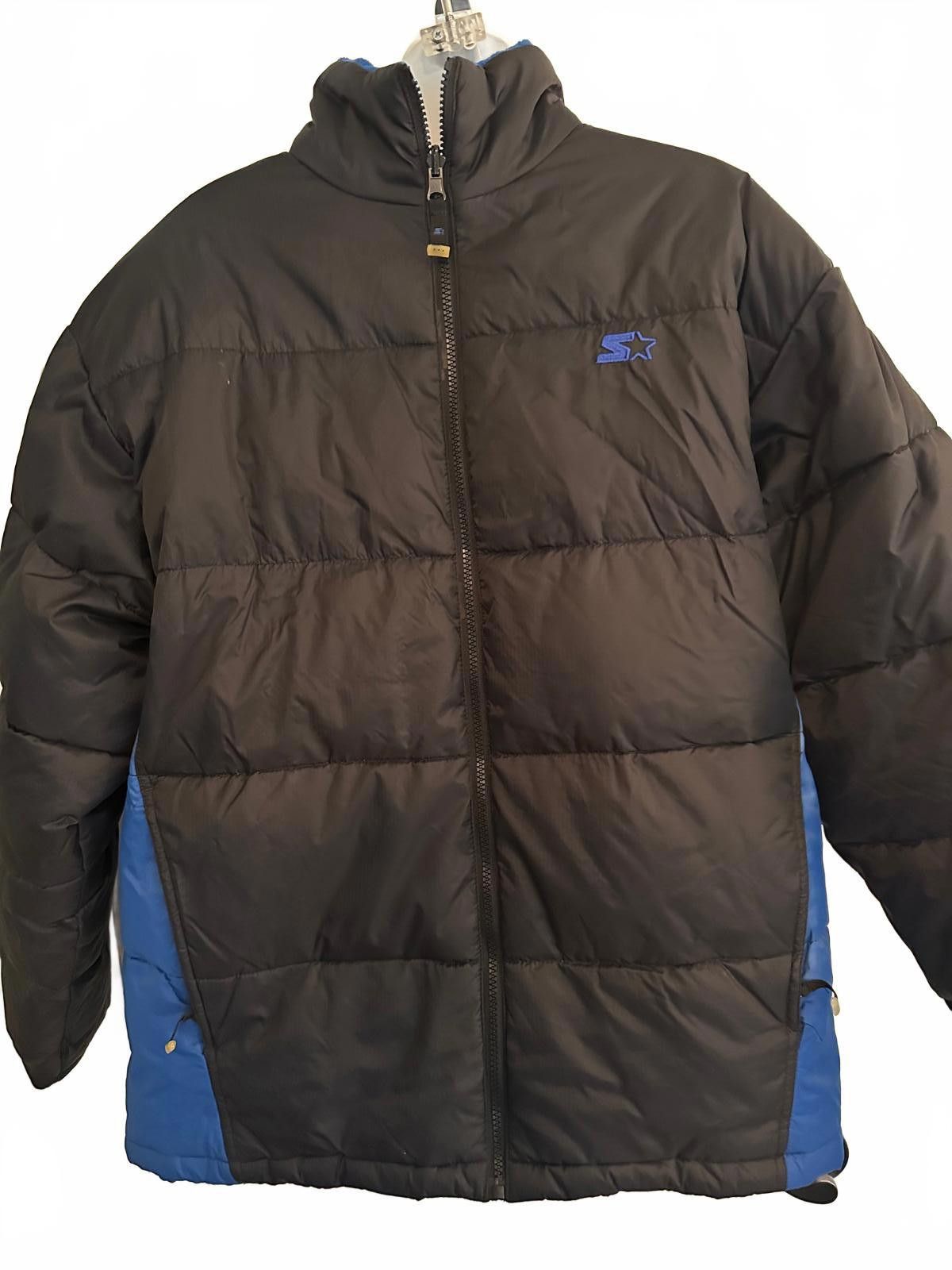 Starter Vintage Starter Black Blue Puffer Jacket Men’s M Size US M / EU 48-50 / 2 - 1 Thumbnail
