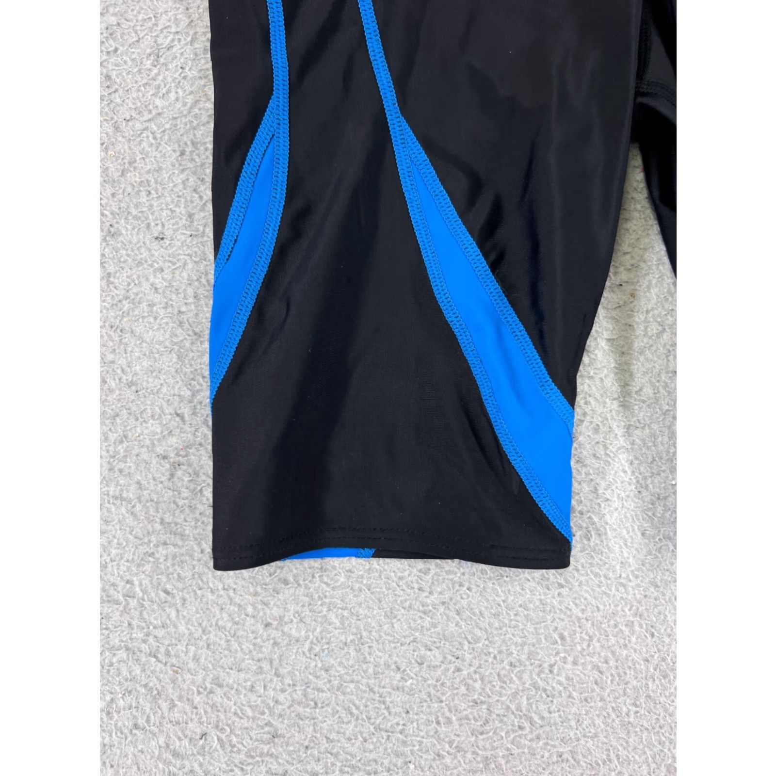 Vintage TYR Bottom Jammer 28 Adult Regular Men Blue Spandex Blend Polyester Compression Performance Competition Lifeguard Recreational Training Water Polo Size US 28 / EU 44 - 3 Thumbnail