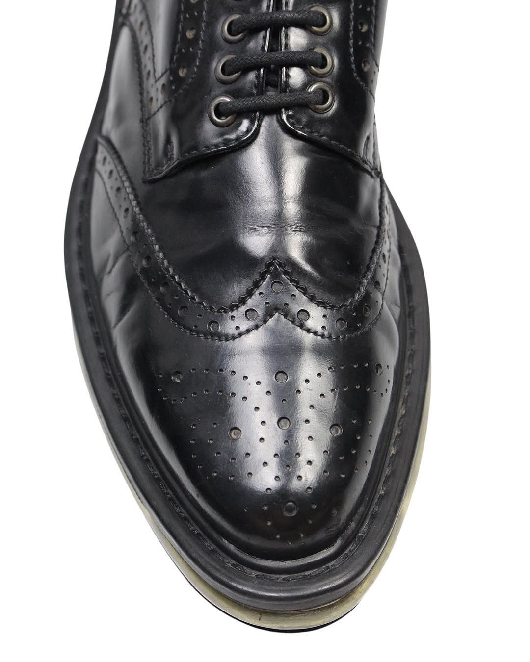 Prada 2000S PRADA HYBRID BROGUE DERBY SHOES Size US 6 / EU 39 - 8 Thumbnail