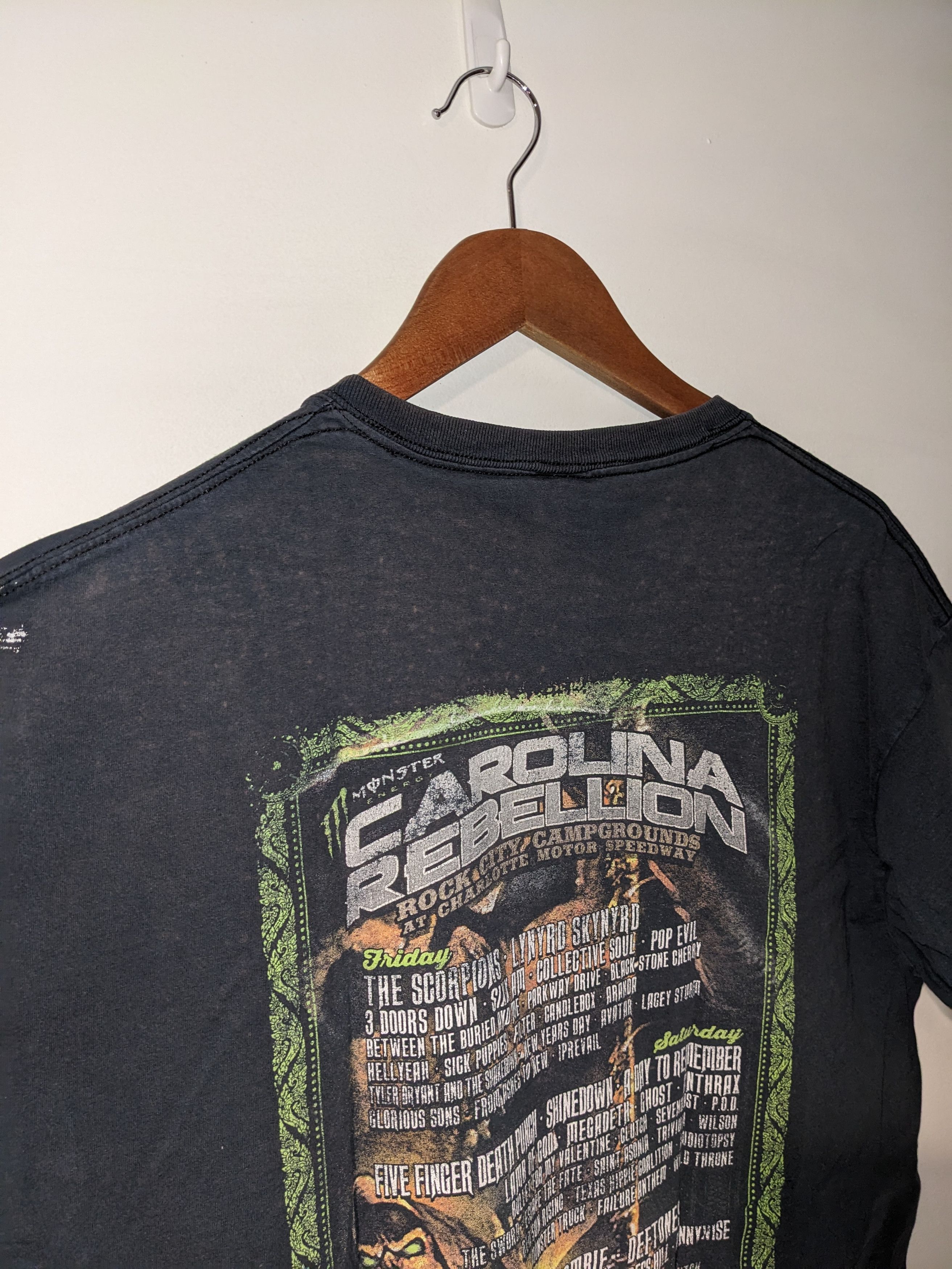 Band Tees × Vintage Vintage Carolina Rebellion Tour 2016 Music X-Large T-Shirt Size US XL / EU 56 / 4 - 19 Thumbnail
