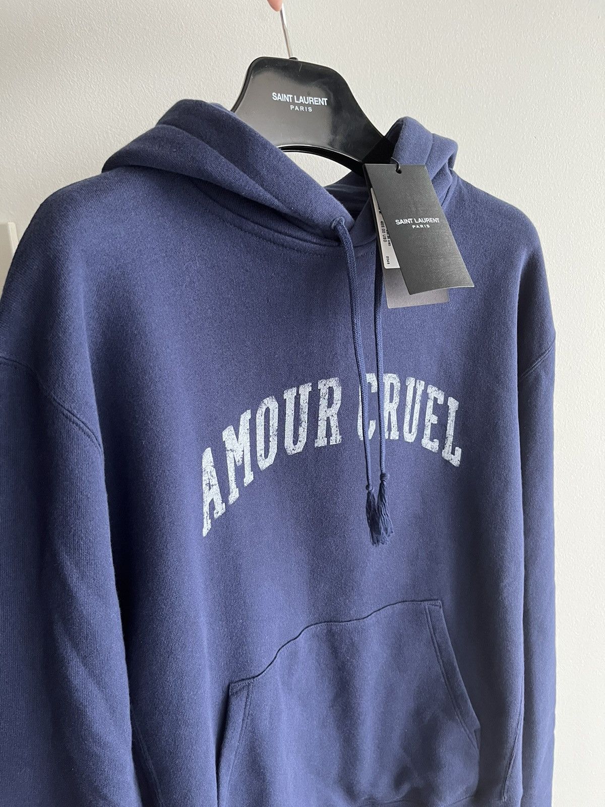 Hedi Slimane $1,095 Value Super Runway Saint Laurent Hoodie Size US M / EU 48-50 / 2 - 10 Thumbnail