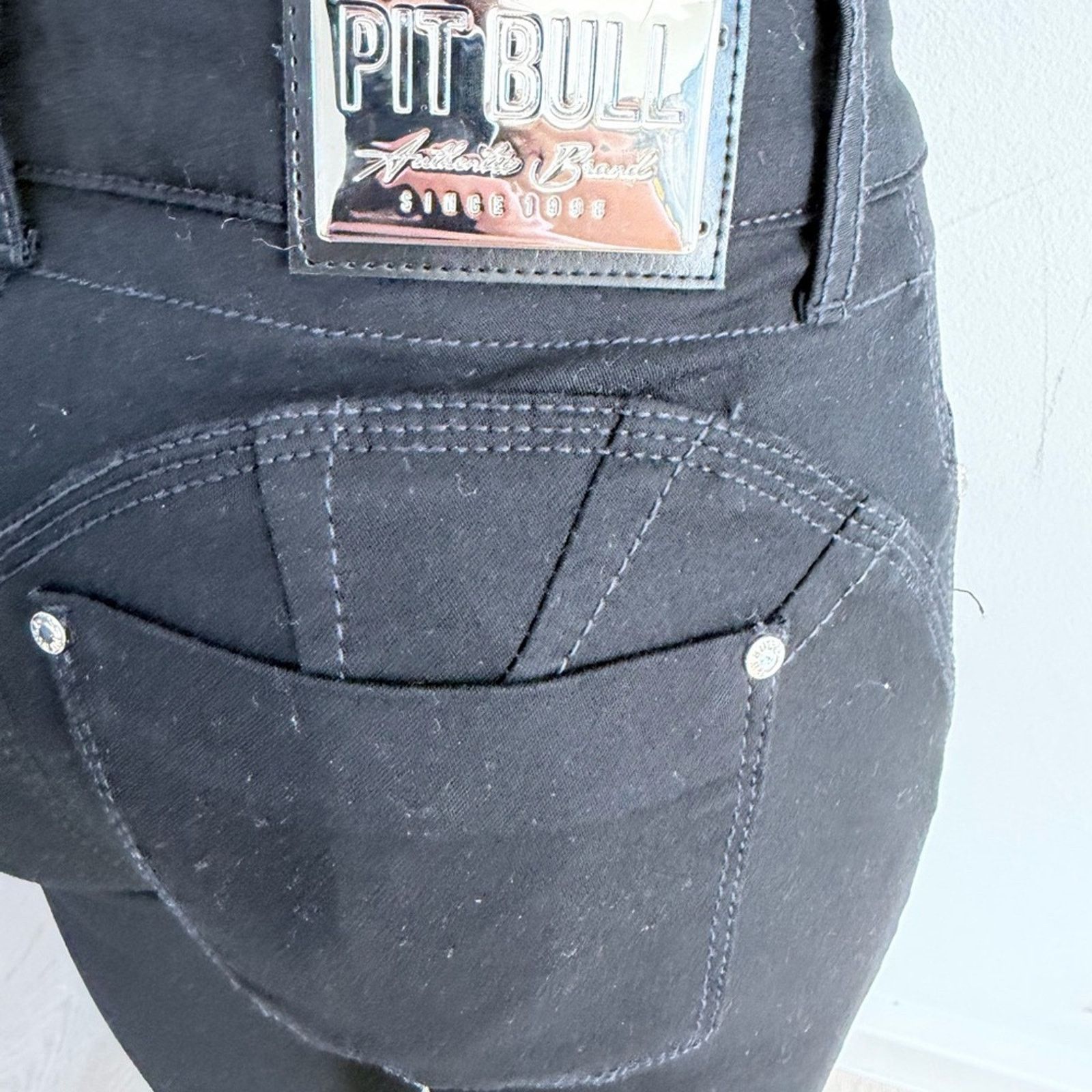 Other Pitbull Stylish Black High-Waisted Butt-Lifting Jeans size 0 Size 25" / US 0 / IT 36 - 7 Thumbnail