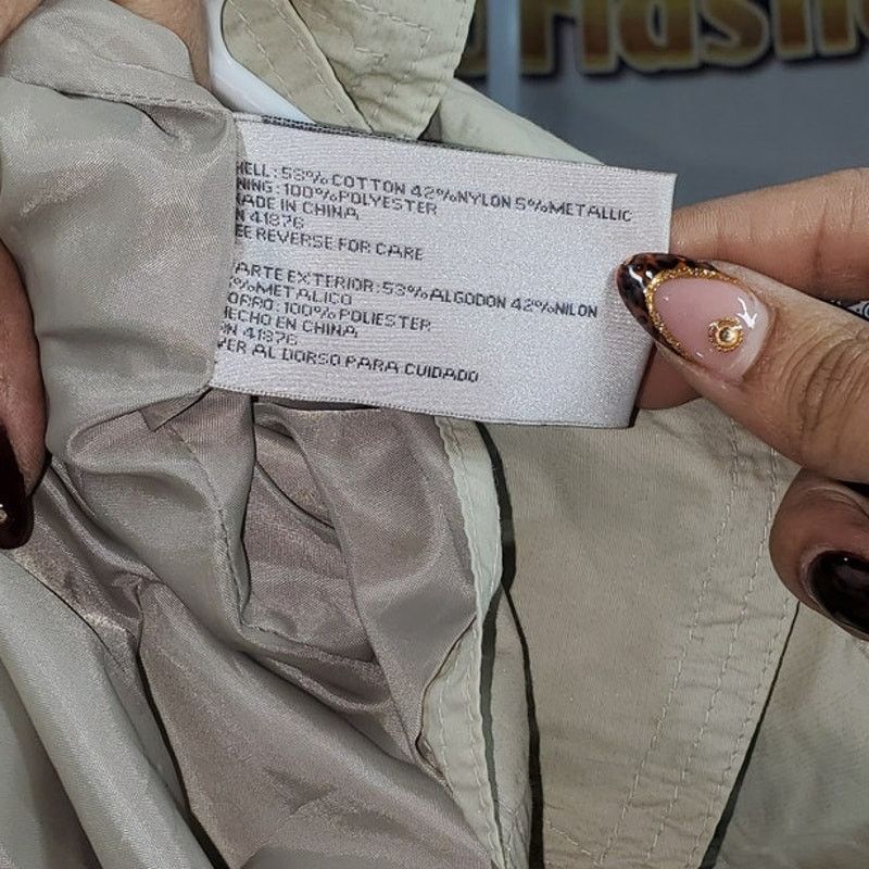 Other Chill Couture Beige Double Breasted Trench Coat Size L Size L / US 10 / IT 46 - 6 Thumbnail