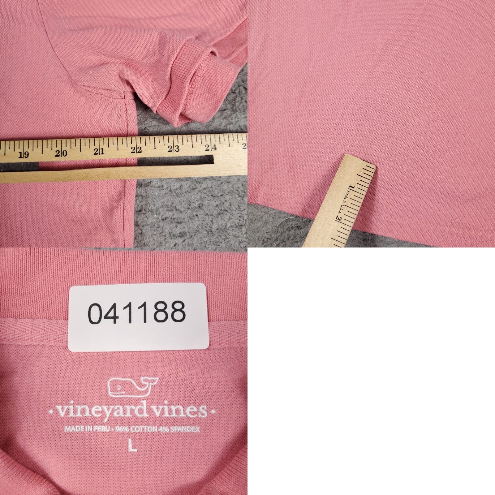 Vineyard Vines VINTAGE Vineyard Vines Polo Shirt Mens Large Pink Whale Solid Short Sleeve Shirt Adult Large Pink Modern Classic Preppy Mens Size US L / EU 52-54 / 3 - 8 Thumbnail