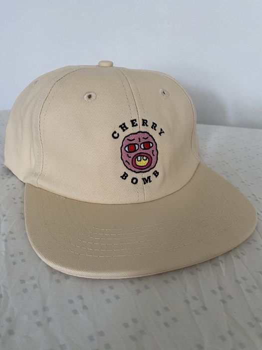 Golf Wang Tyler the creator cherry bomb 6 panel hat cream Grailed
