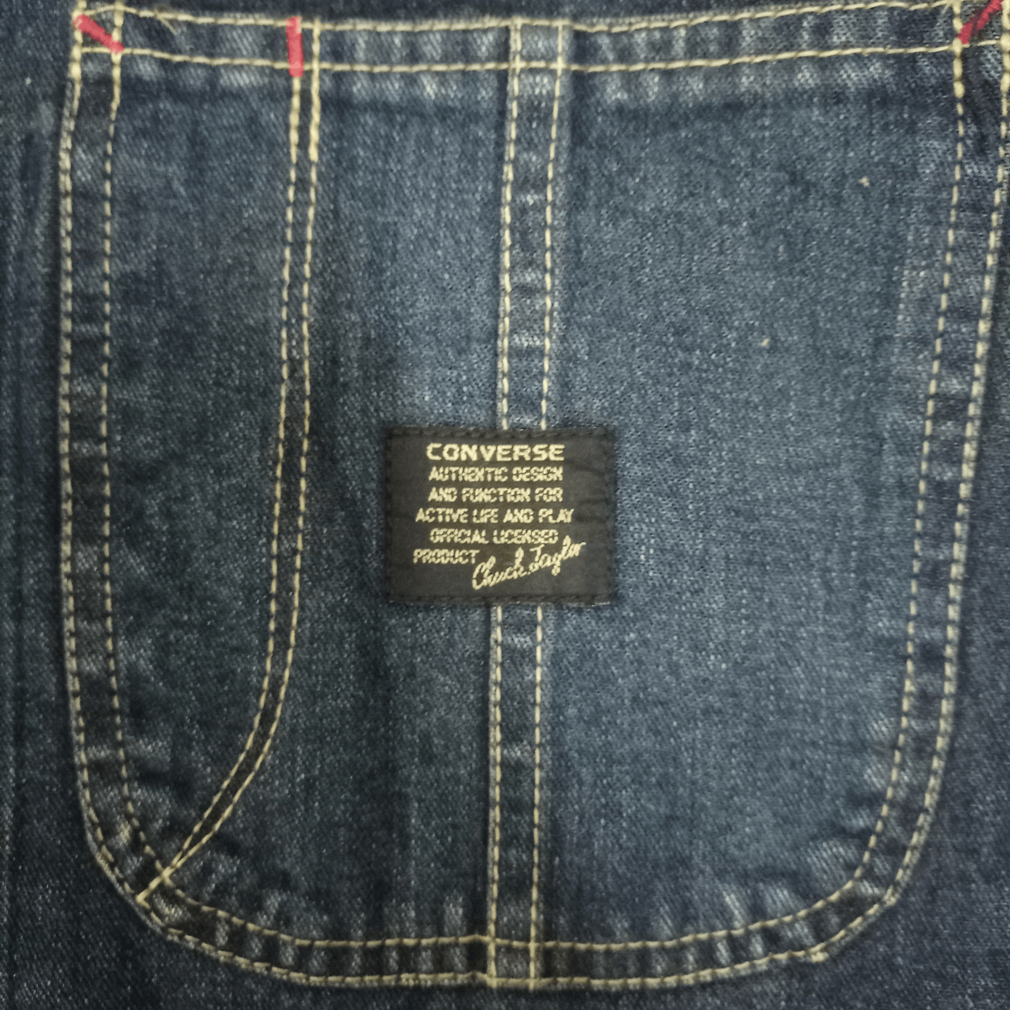Converse Vintage Converse Chuck Taylor Blue Denim Chore Jacket Size US L / EU 52-54 / 3 - 6 Thumbnail