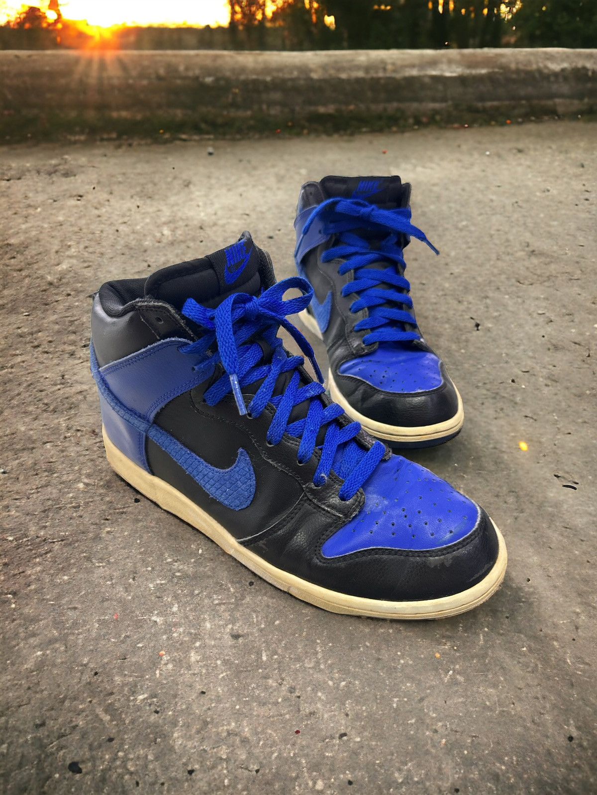 Nike VINTAGE 2012 NIKE DUNK J PACK ROYAL BLUE SHOES Size US 8.5 / EU 41-42 - 4 Thumbnail