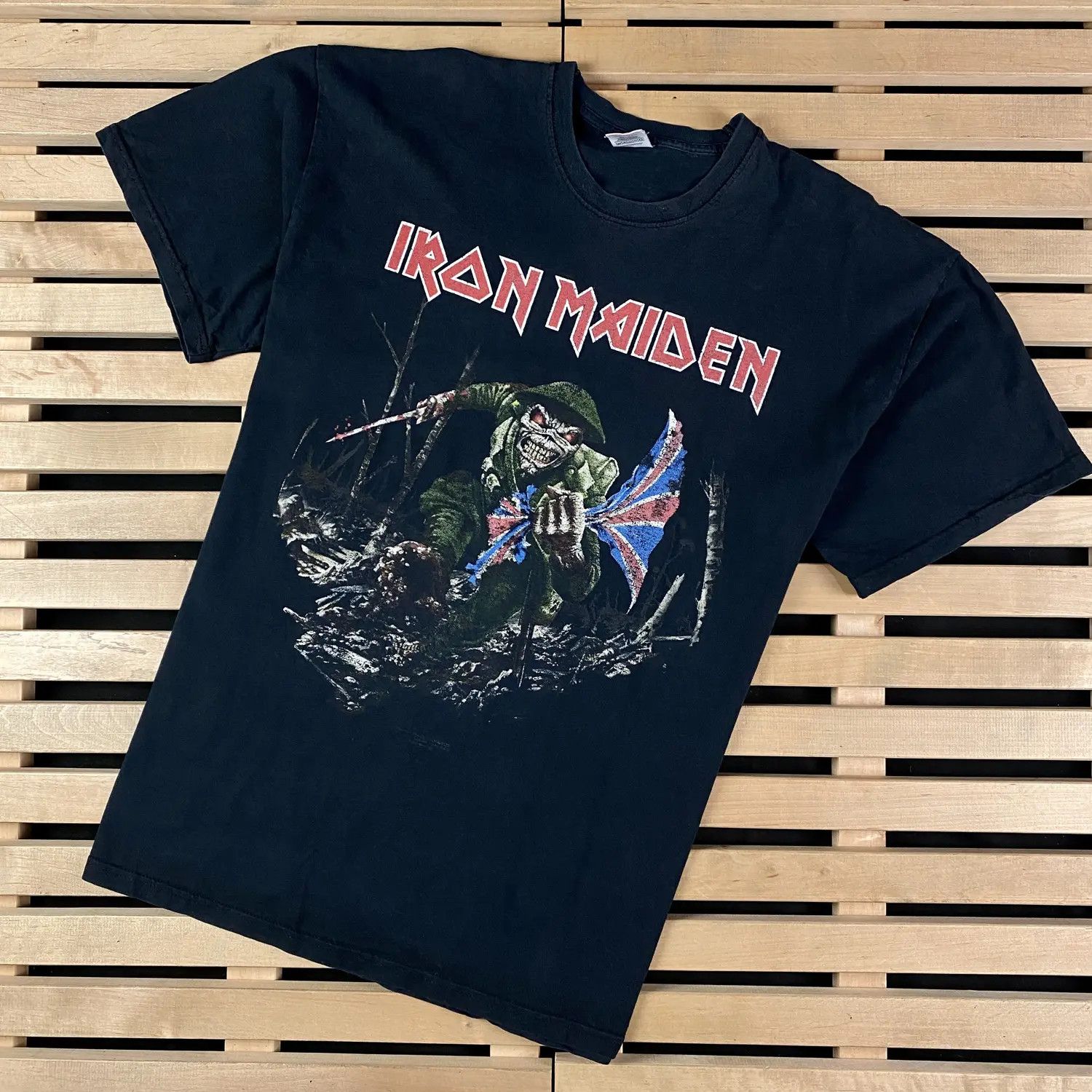 Iron Maiden Men’s Rock T-Shirt Short Sleeve Iron Maiden Vintage Size XL Size US XL / EU 56 / 4 - 1 Thumbnail