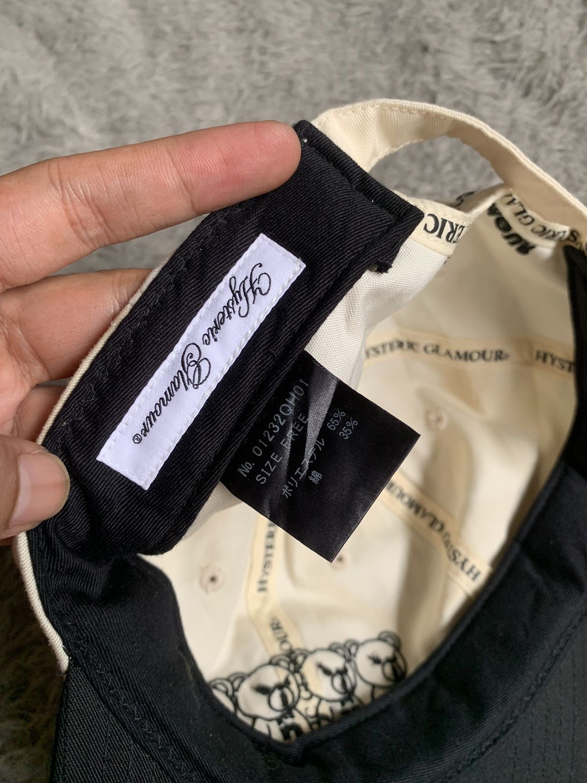 Hysteric Glamour Hysteric Glamour Fuck Bear Two Tone Cap Hat Size ONE SIZE - 6 Thumbnail