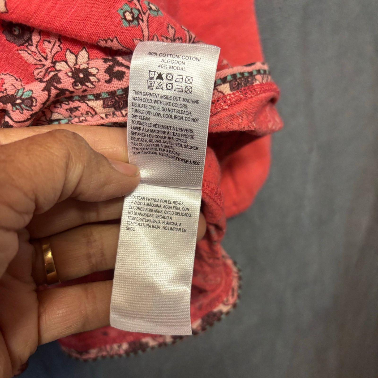 Lucky Brand Lucky Brand Babydoll Blouse Boho Hippy Peasant Cottage Fairy Size L / US 10 / IT 46 - 7 Thumbnail