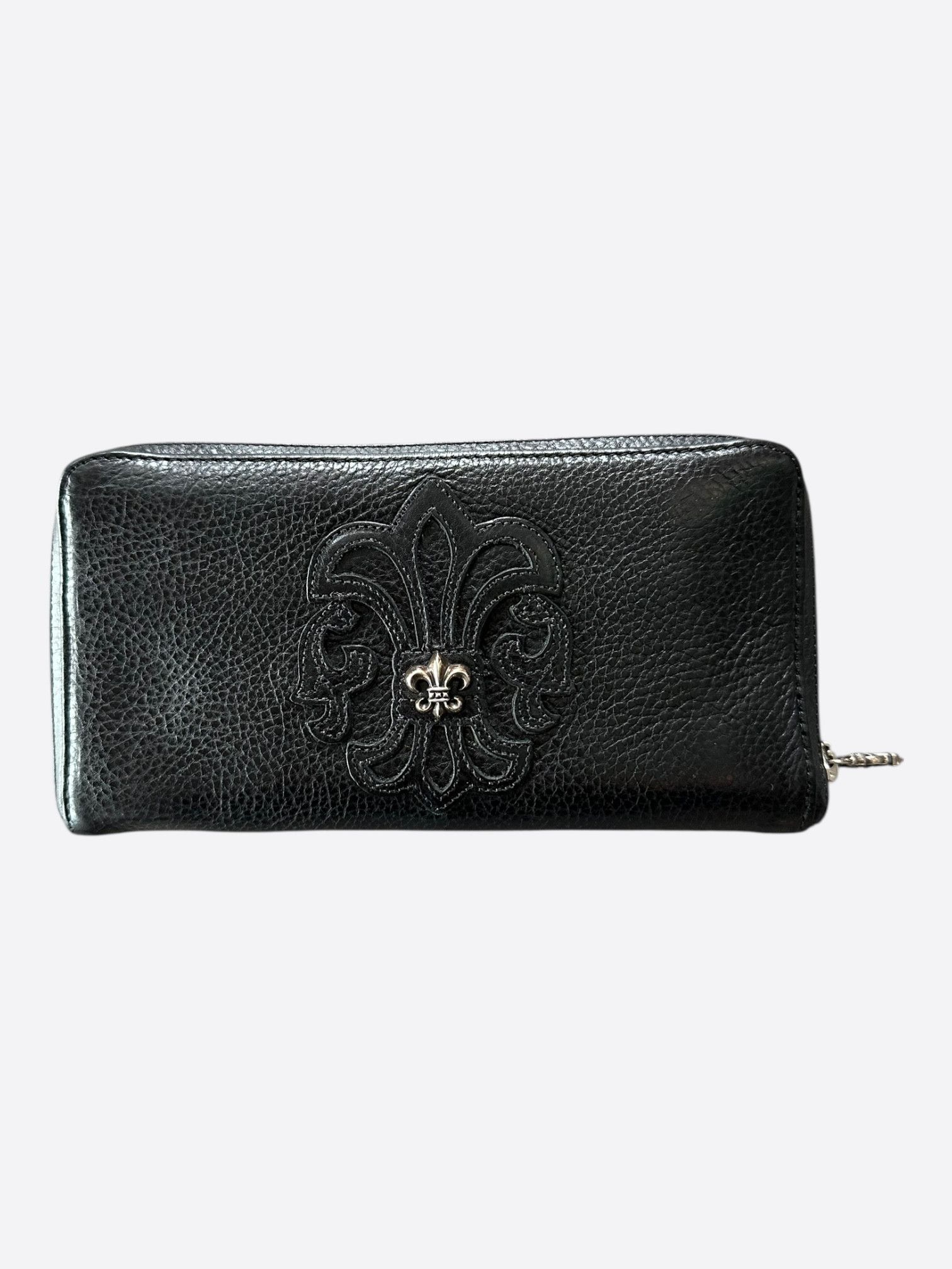 Chrome Hearts Chrome Hearts Black Fleur Patch Wallet Size ONE SIZE - 1 Thumbnail