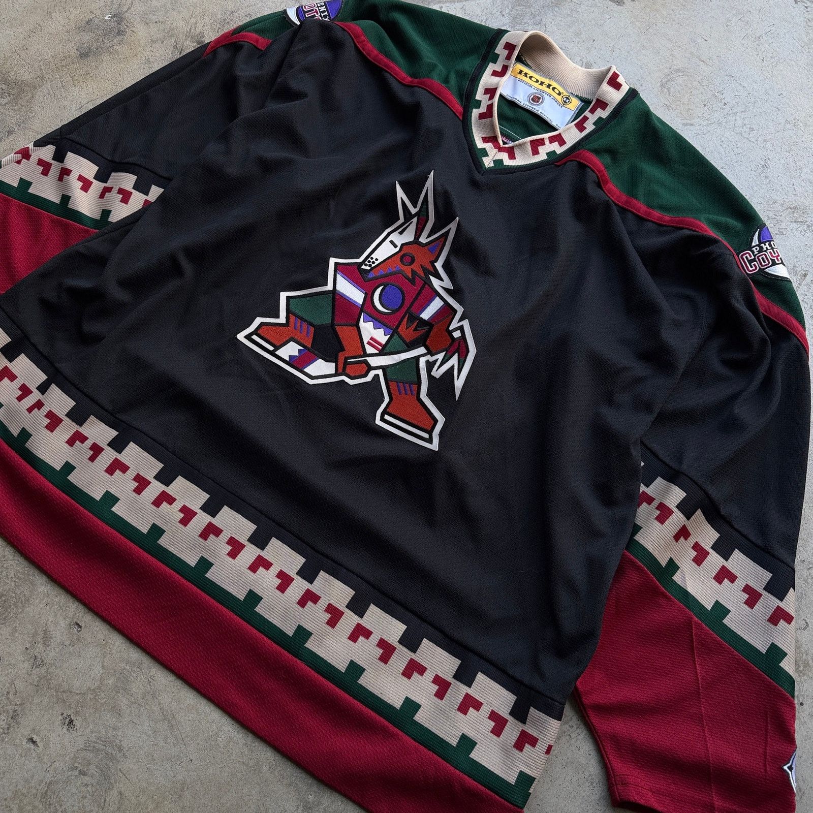 Koho Vintage 90s KOHO Phoenix Coyotes NHL Hockey Jersey XXL Black Size US XL / EU 56 / 4 - 3 Thumbnail