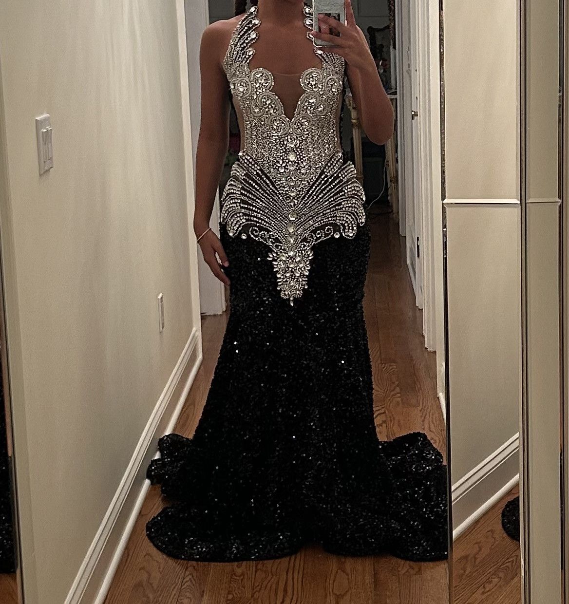 Other Black Sequin & Diamond Dress Size S / US 4 / IT 40 - 1 Thumbnail