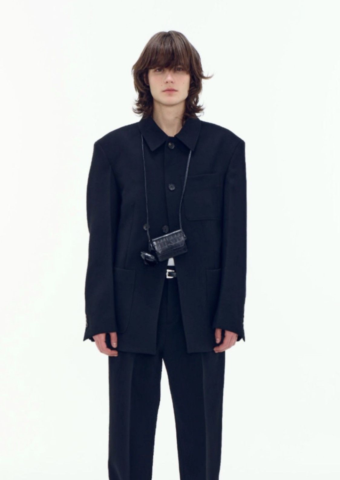 RECTO RECTO Virgin Wool Black Jacket XL Size US XL / EU 56 / 4 - 3 Thumbnail